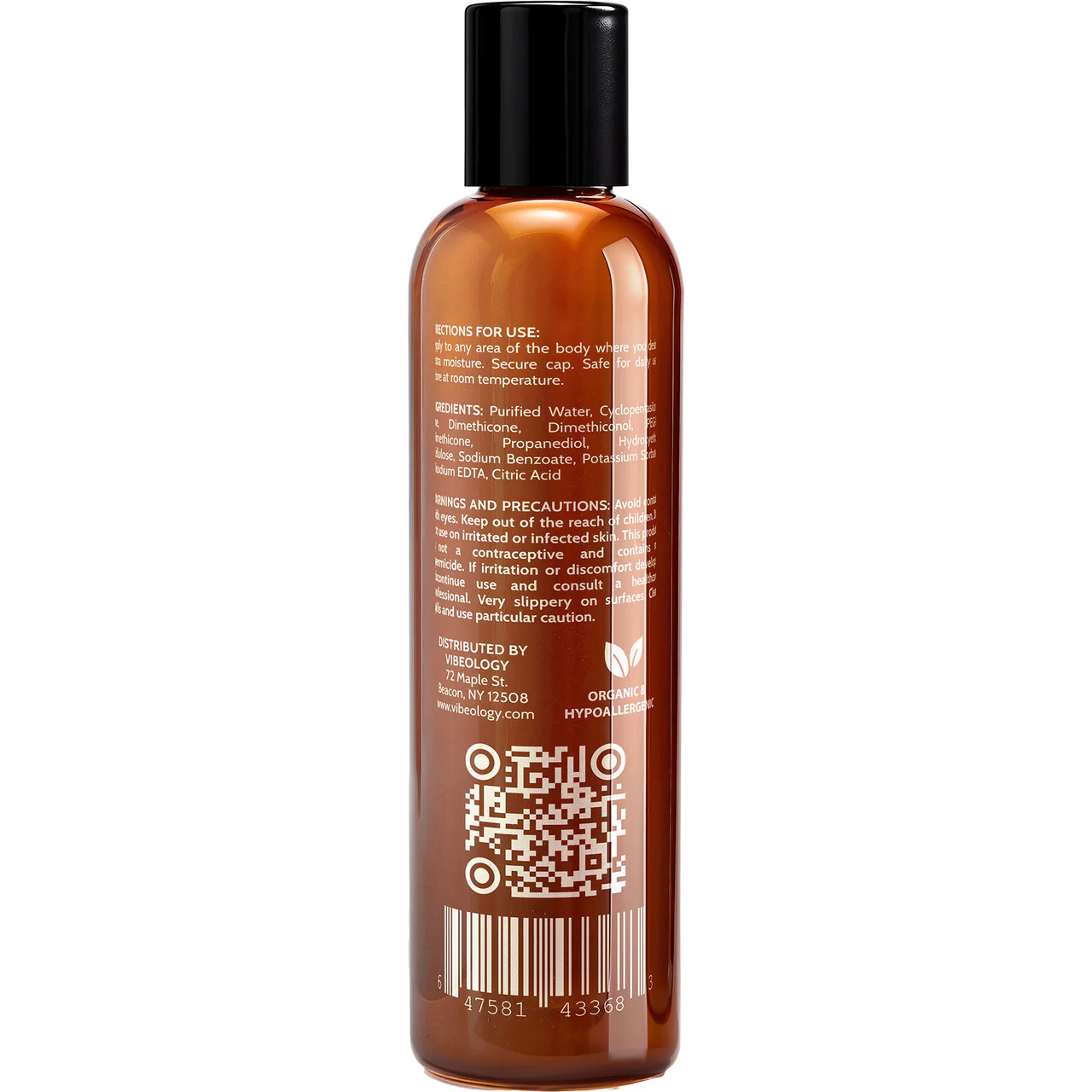 Vibeology Blend Hybrid Lubricant Purified Water & Silicone Blend - Image 5