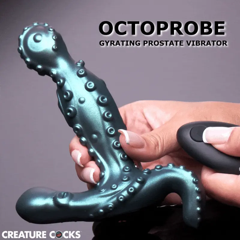 Octoprobe Gyrating Silicone Prostate Vibrator With Remote By Creature Cocks - Image 2