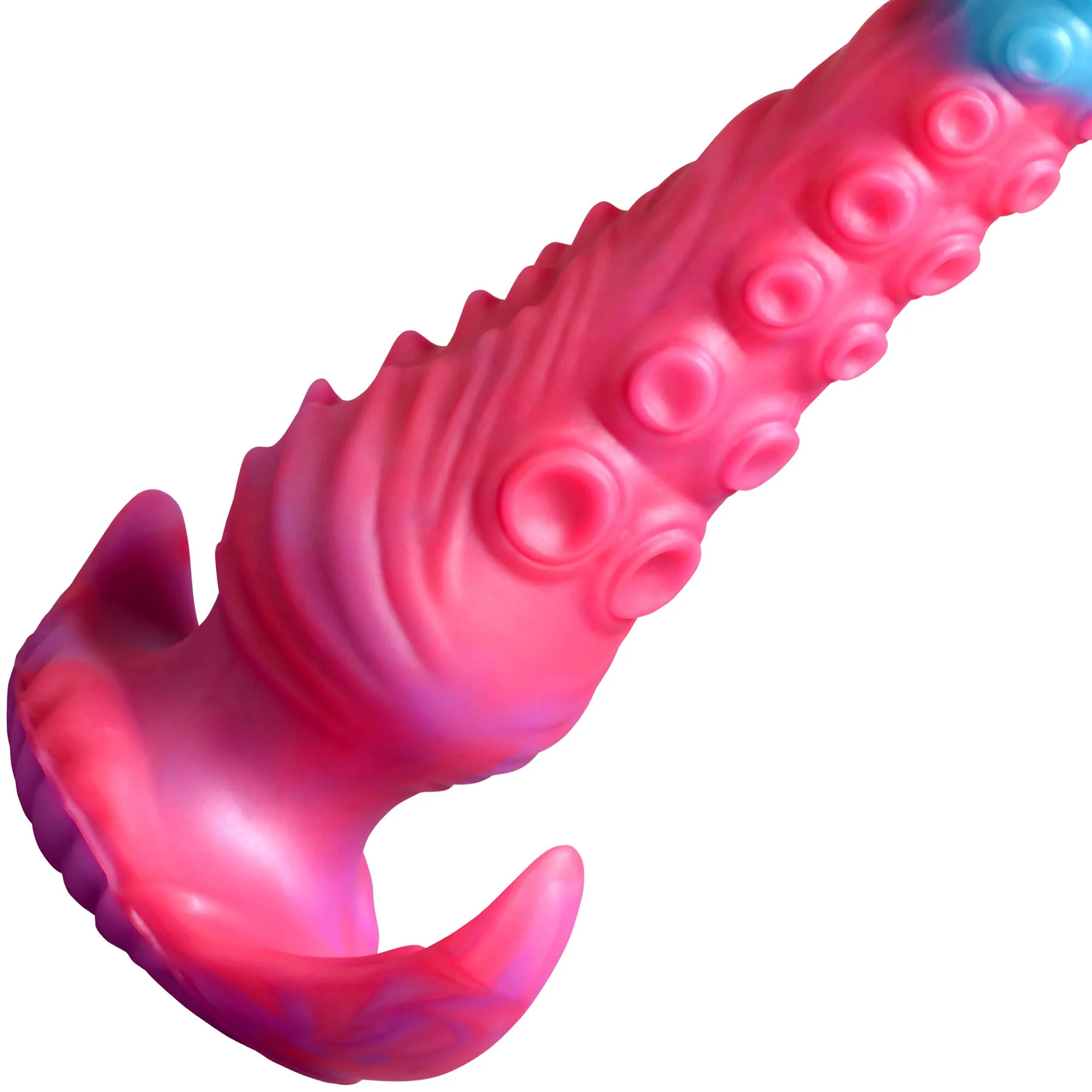 Vibropus 13" Vibrating Rechargeable Silicone Anal Dildo With Remote By Creature Cocks - Image 15