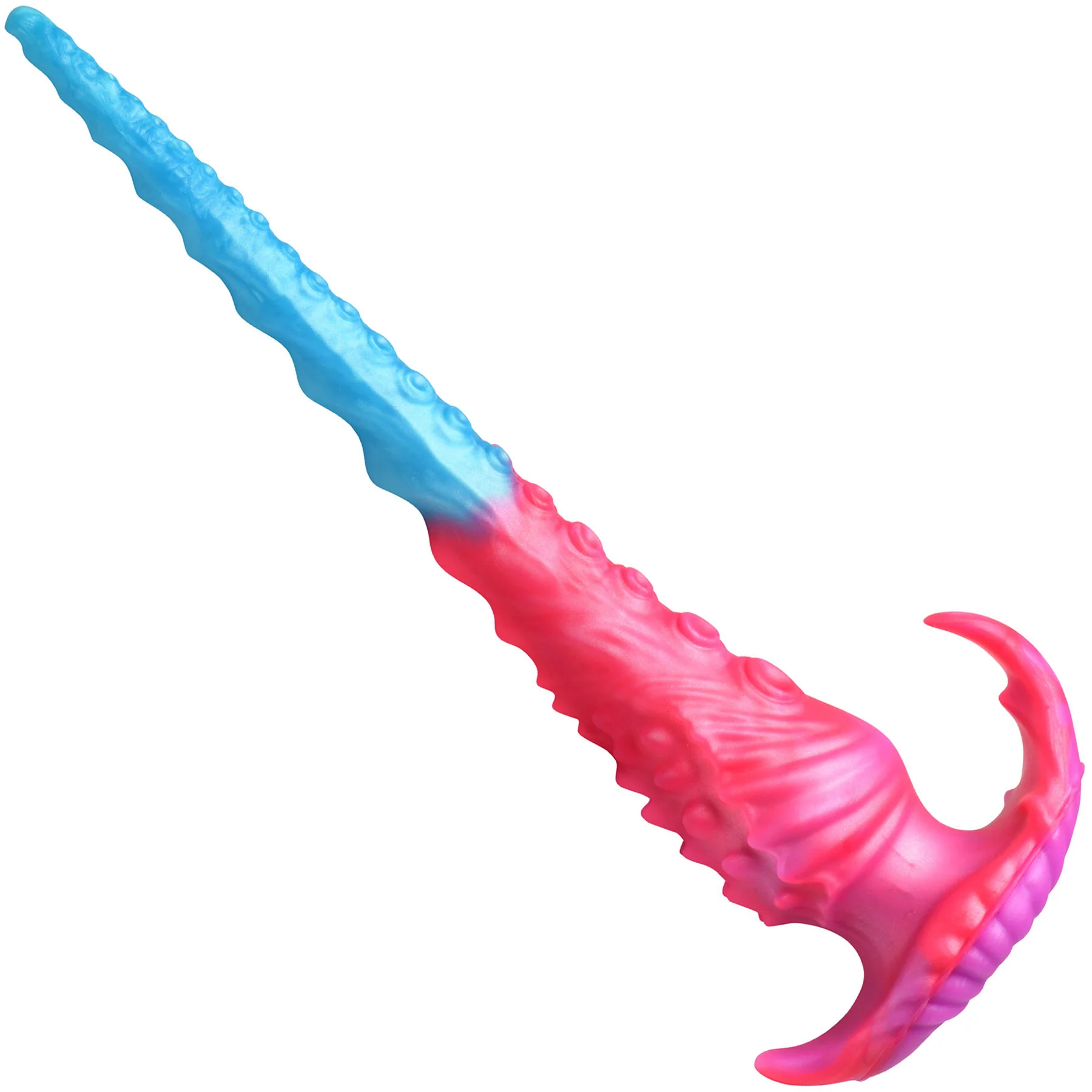 Vibropus 13" Vibrating Rechargeable Silicone Anal Dildo With Remote By Creature Cocks - Image 6
