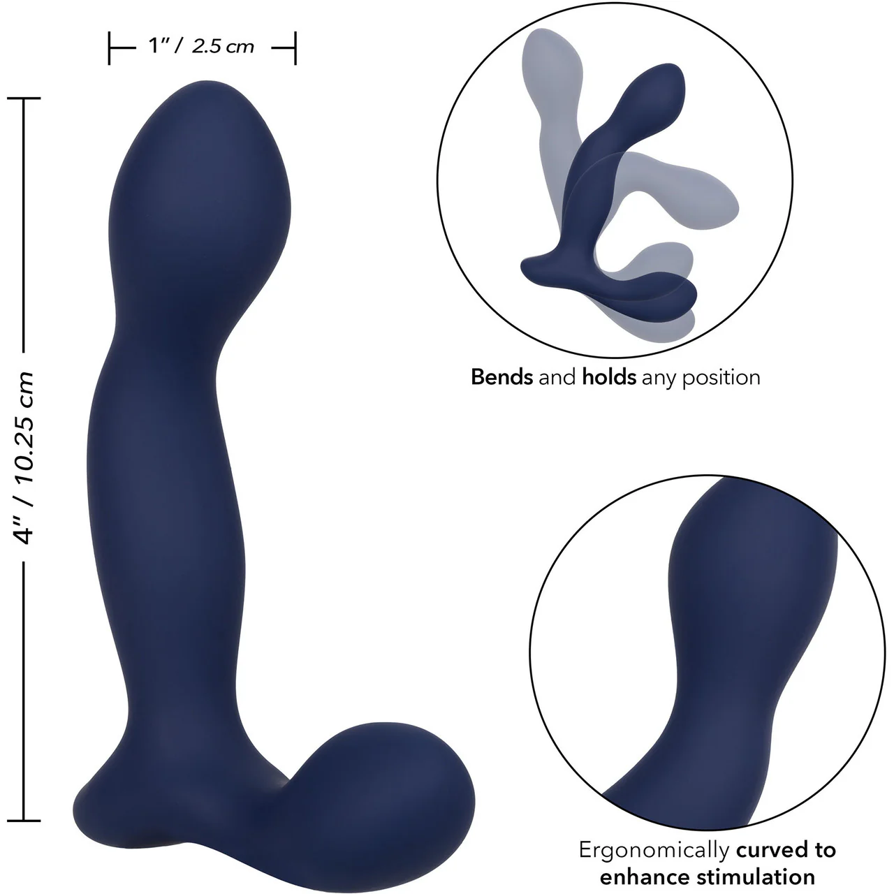 Viceroy Platinum Series Expert Silicone Anal Probe By CalExotics - Blue - Image 12