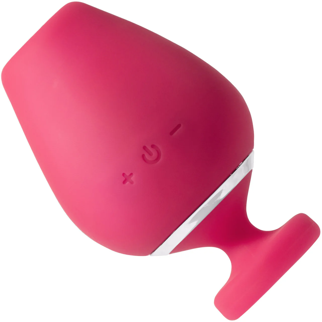 VINO Rechargeable Silicone Vibrating Sonic Clitoral Pulsator By VeDO - Foxy Pink - Image 2