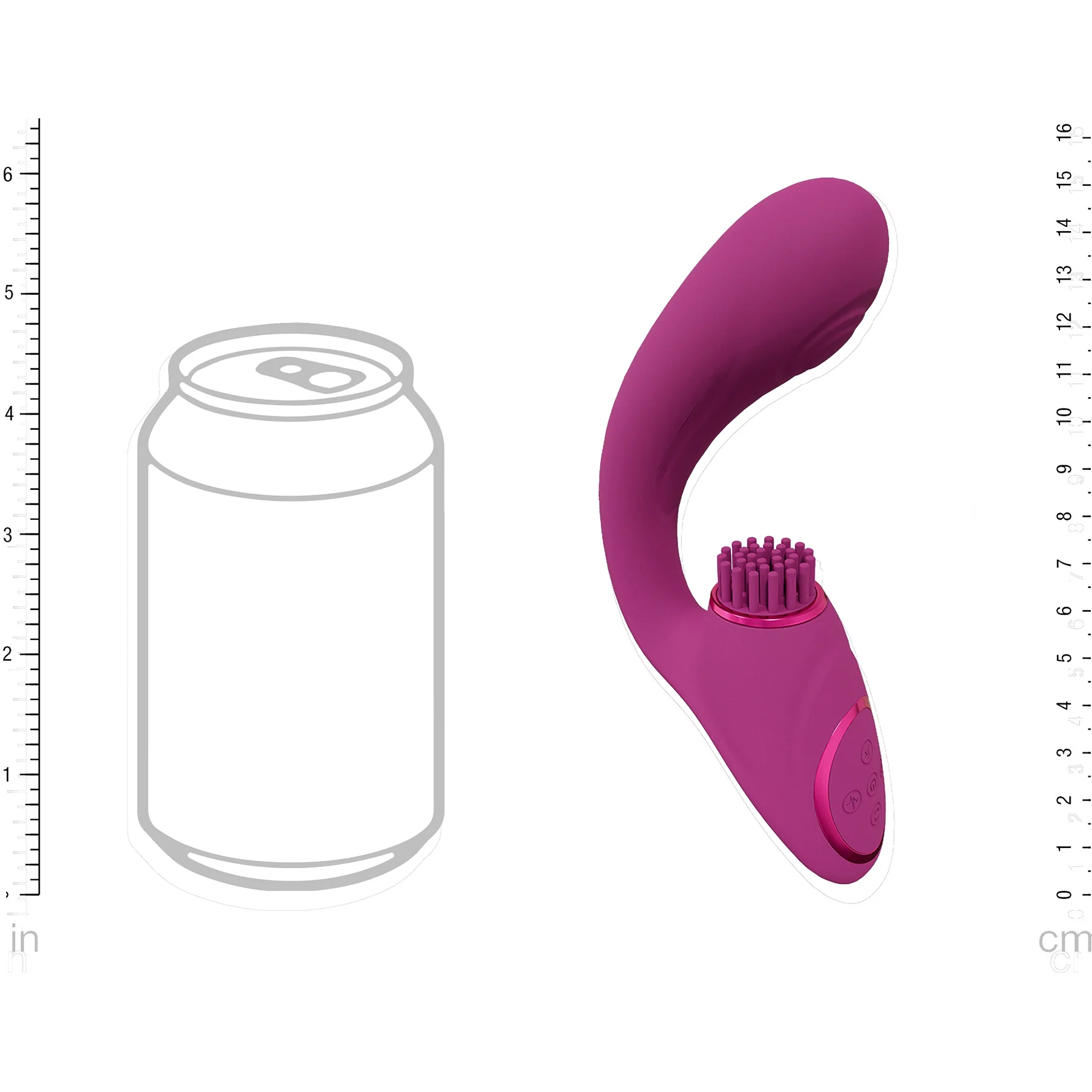 Vive GEN Rechargeable Silicone Triple Motor Dual Stimulation Vibrator With Pulse Wave - Image 10