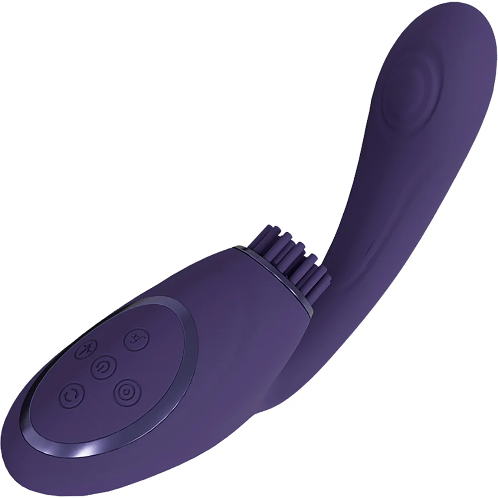 Vive GEN Rechargeable Silicone Triple Motor Dual Stimulation Vibrator With Pulse Wave - Image 3