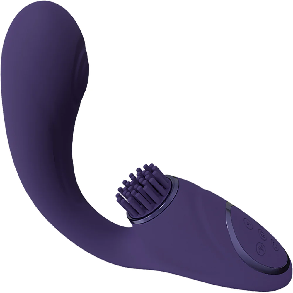 Vive GEN Rechargeable Silicone Triple Motor Dual Stimulation Vibrator With Pulse Wave - Image 5