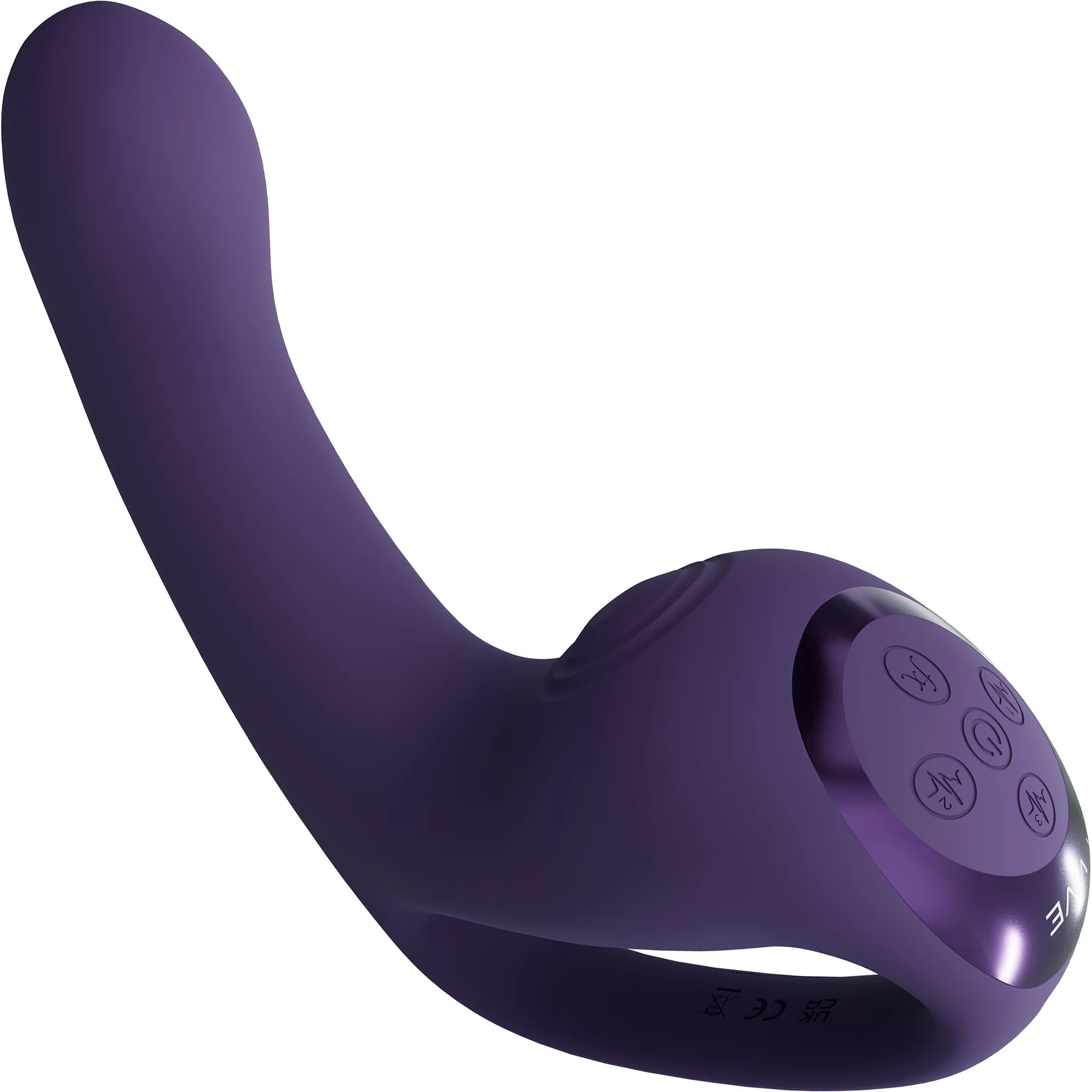 Vive Riko Rechargeable Silicone Triple Thumper Vibrator With Finger Motion - Image 5