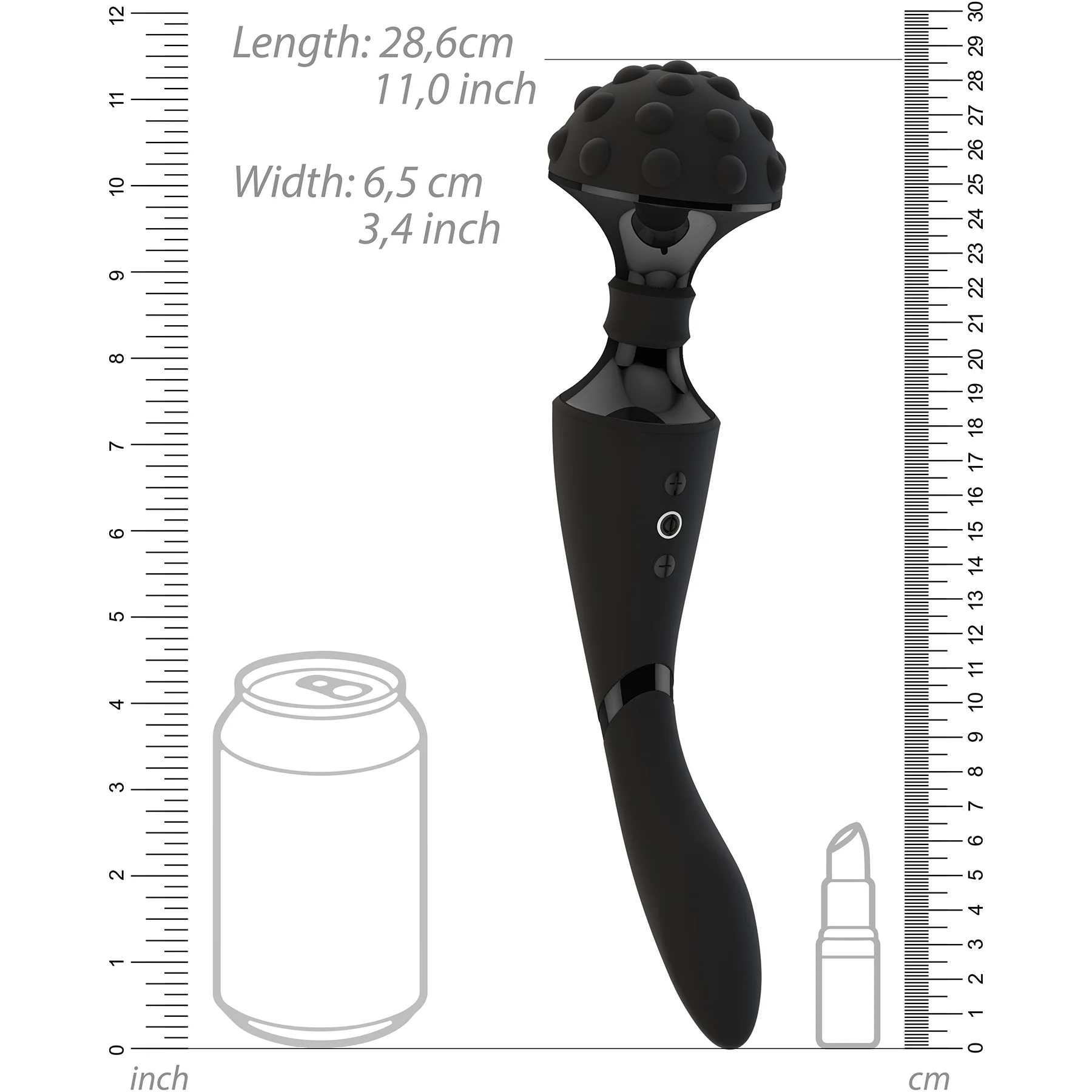 Vive Shiatsu Double Action Rechargeable Silicone Bendable Massaging Wand - Image 10