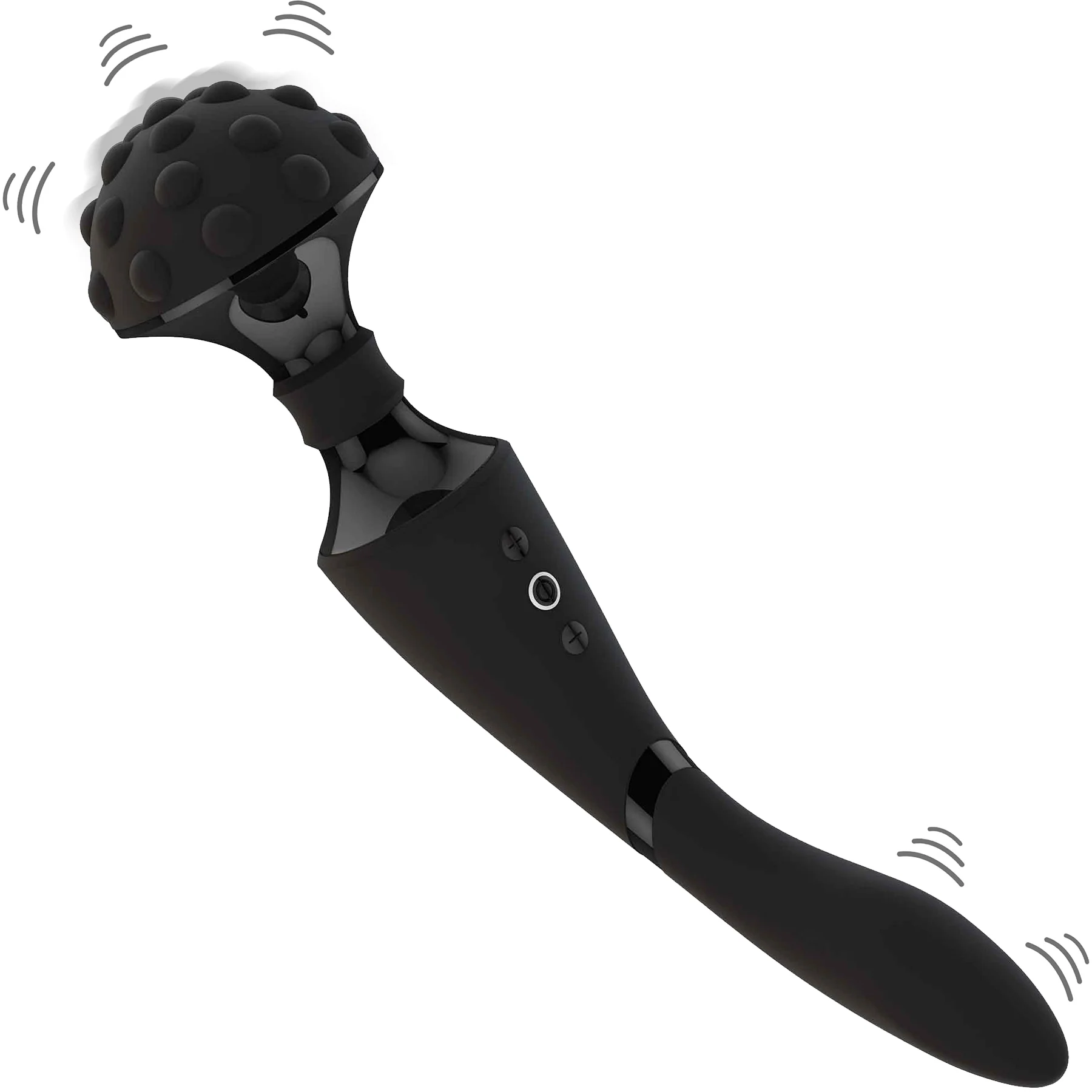 Vive Shiatsu Double Action Rechargeable Silicone Bendable Massaging Wand - Image 12