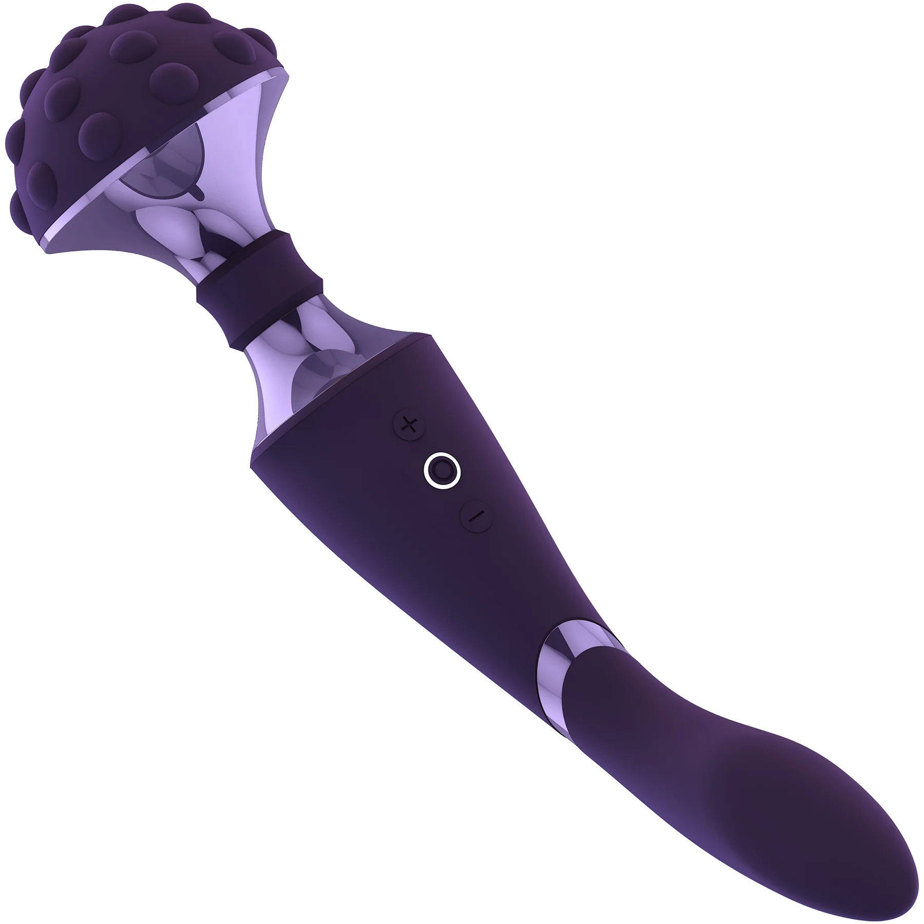Vive Shiatsu Double Action Rechargeable Silicone Bendable Massaging Wand - Image 6