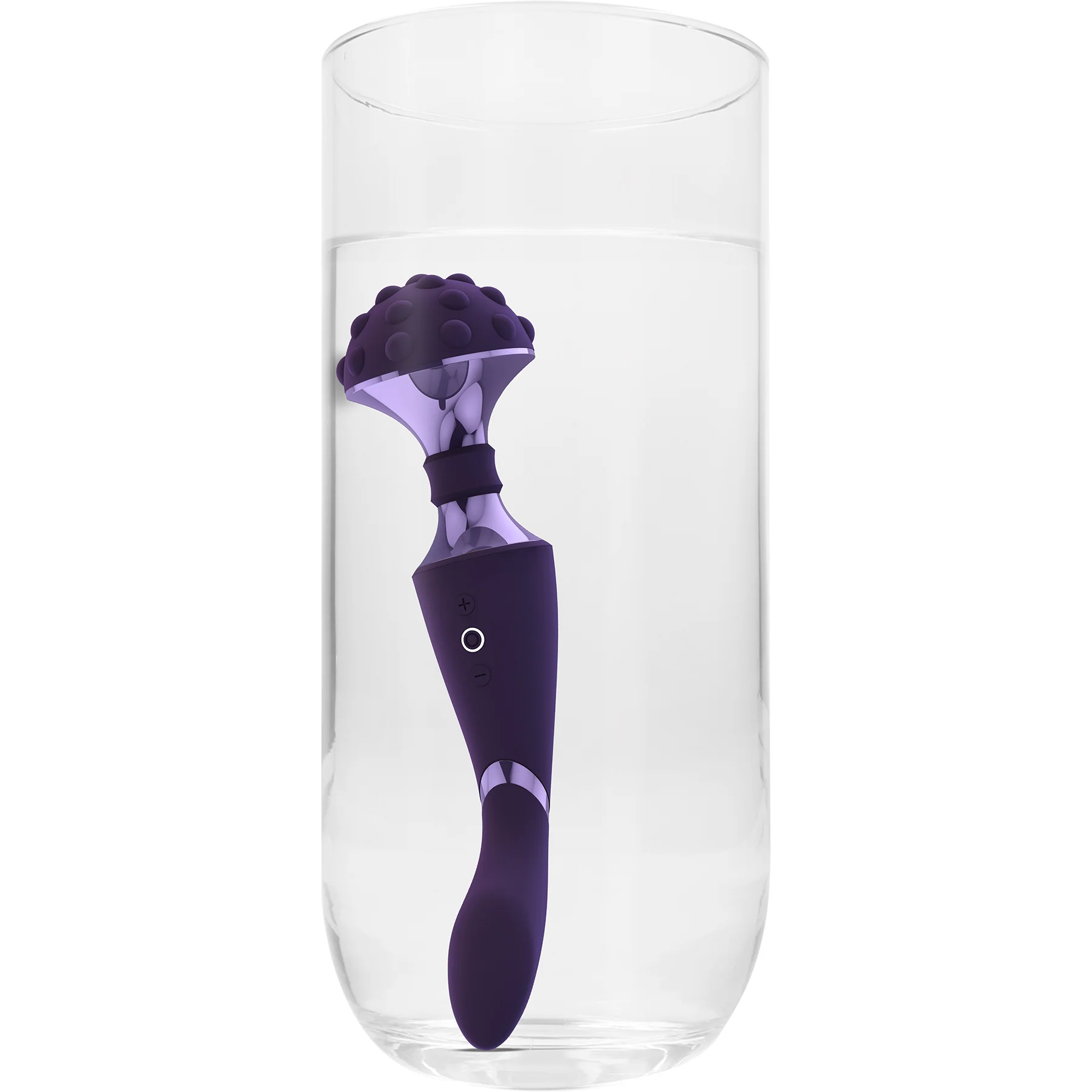Vive Shiatsu Double Action Rechargeable Silicone Bendable Massaging Wand - Image 8