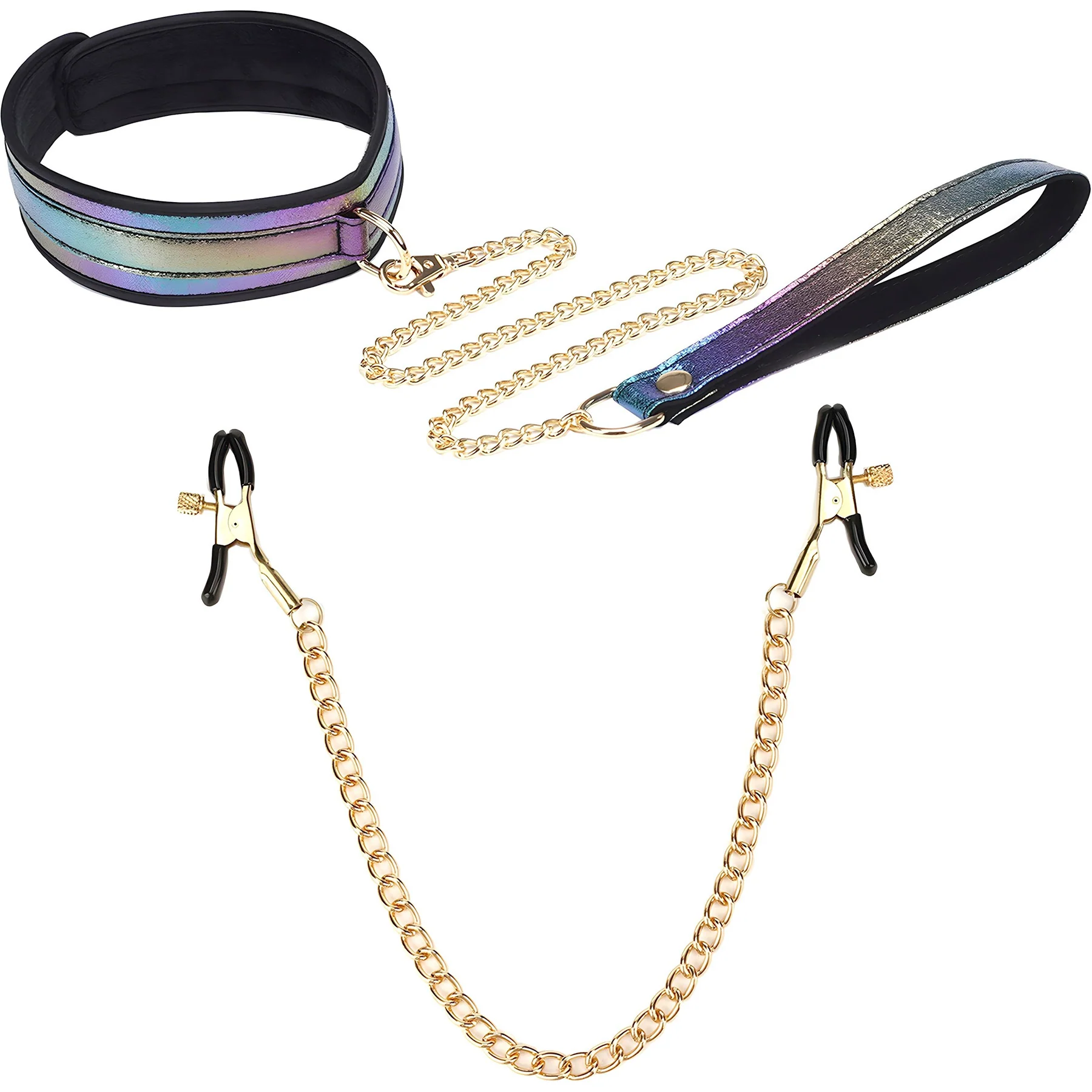 Vivid Rainbow Glossy Multicolor 8 Piece Soft Bondage Kit By Liebe Seele - Image 5
