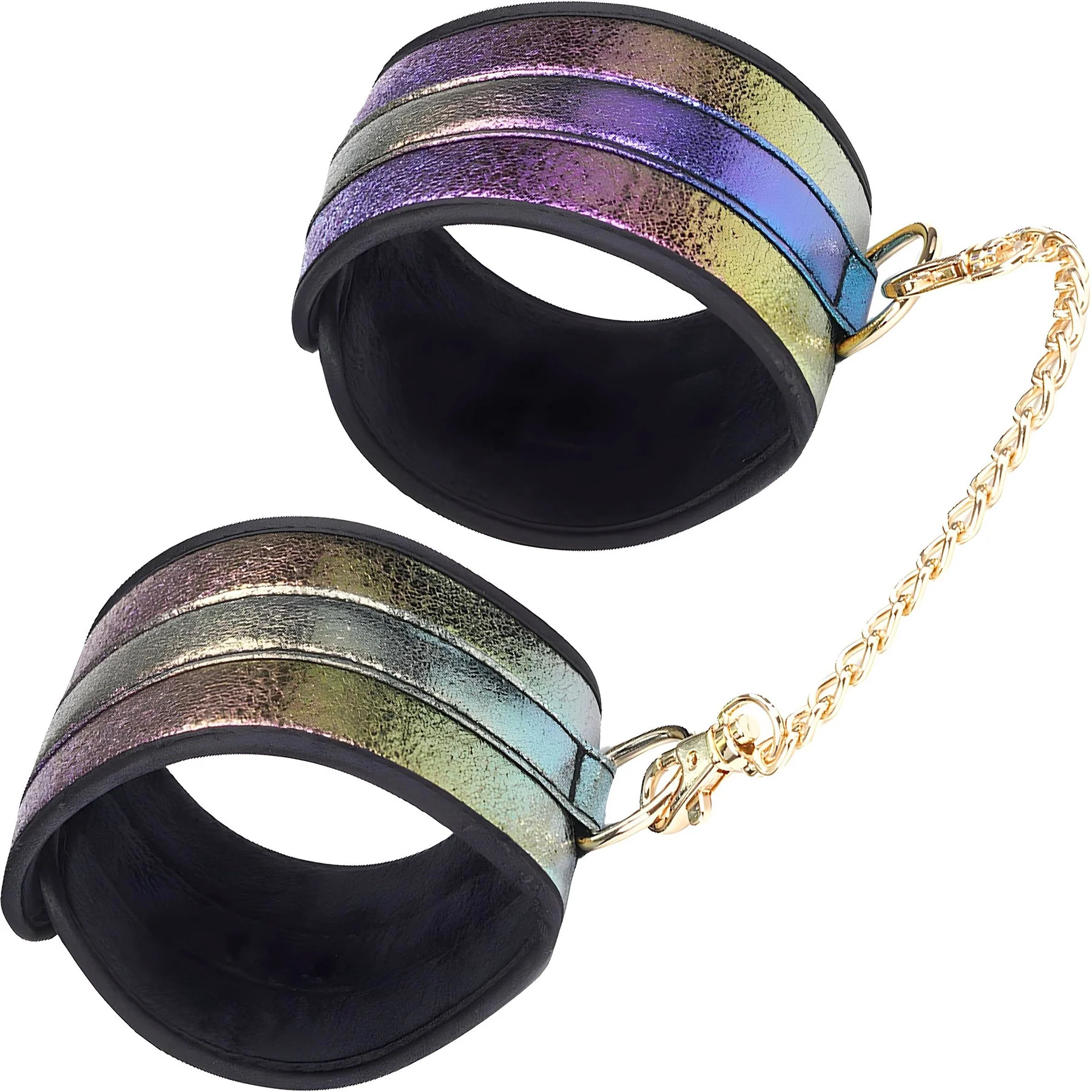 Vivid Rainbow Glossy Multicolor 8 Piece Soft Bondage Kit By Liebe Seele - Image 7