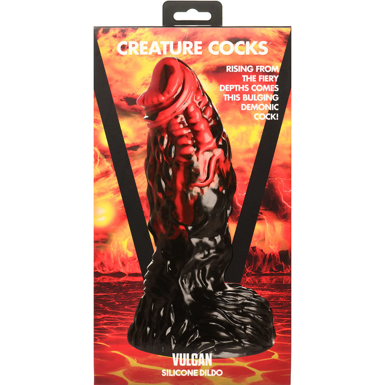 Vulcan 8.75" Silicone Suction Cup Dildo With Balls By Creature Cocks - Image 12