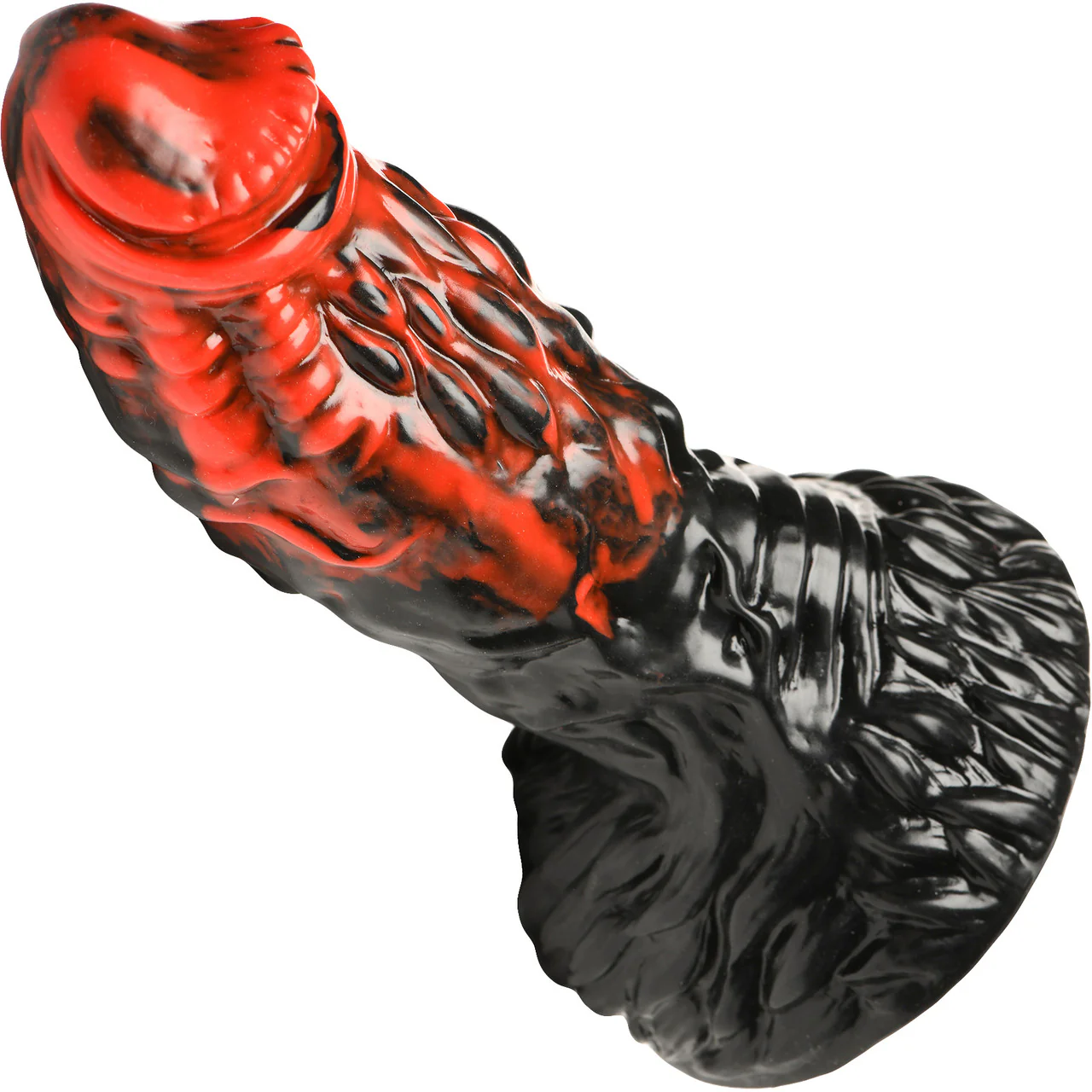 Vulcan 8.75" Silicone Suction Cup Dildo With Balls By Creature Cocks - Image 2