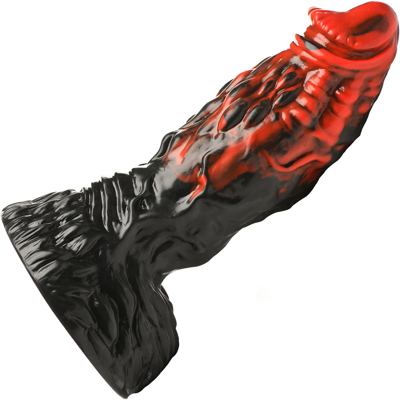 Vulcan 8.75" Silicone Suction Cup Dildo With Balls By Creature Cocks - Image 5