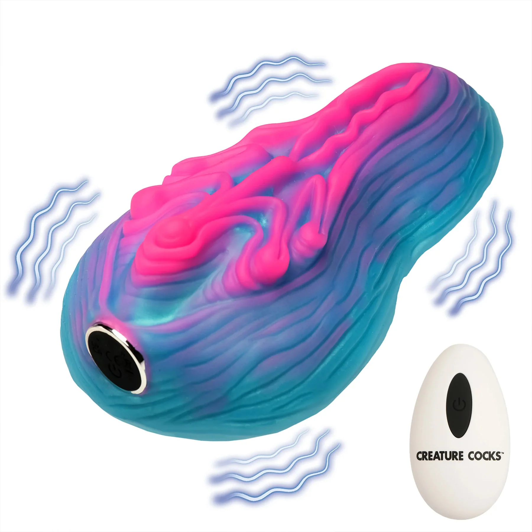 Vulvaron Rechargeable Silicone Vibrating Grinder With Remote By Creature Cocks - Image 8