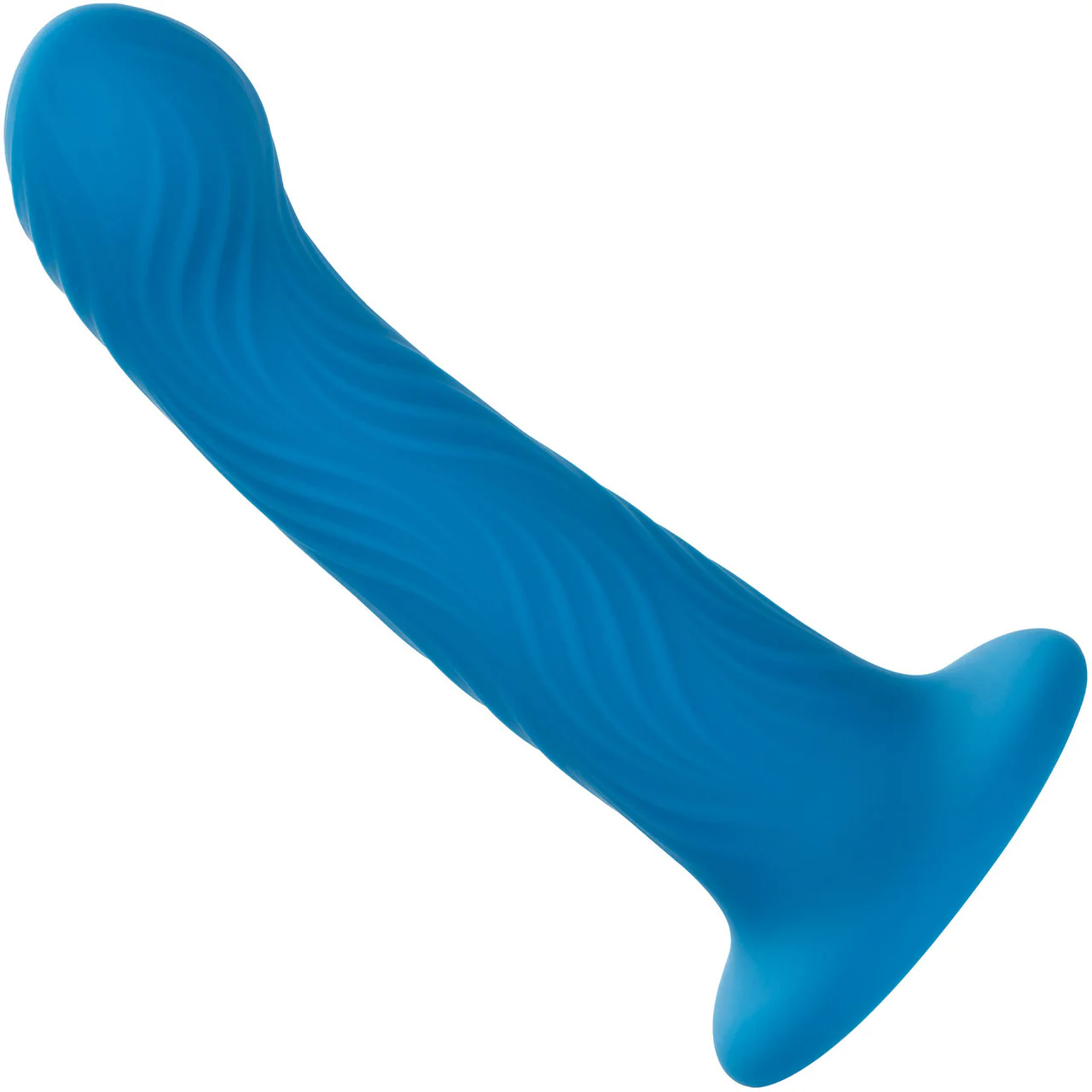 Wave Rider Ripple 5.25" Silicone Suction Cup Dildo By CalExotics - Image 4