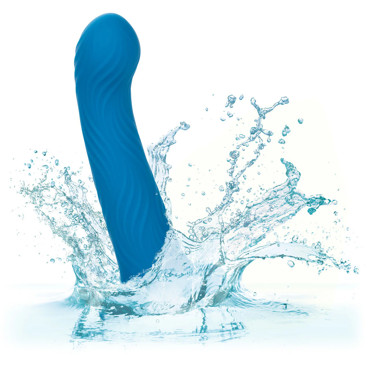 Wave Rider Ripple 5.25" Silicone Suction Cup Dildo By CalExotics - Image 7
