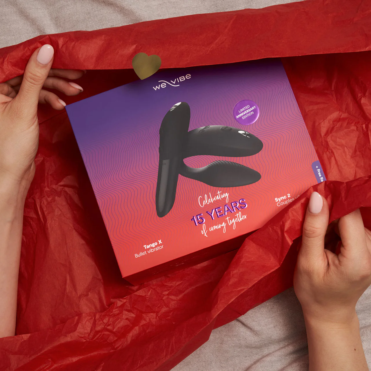 We-Vibe 15 Year Anniversary Collection Set With We-Vibe Sync 2 & We-Vibe Tango X - Image 6