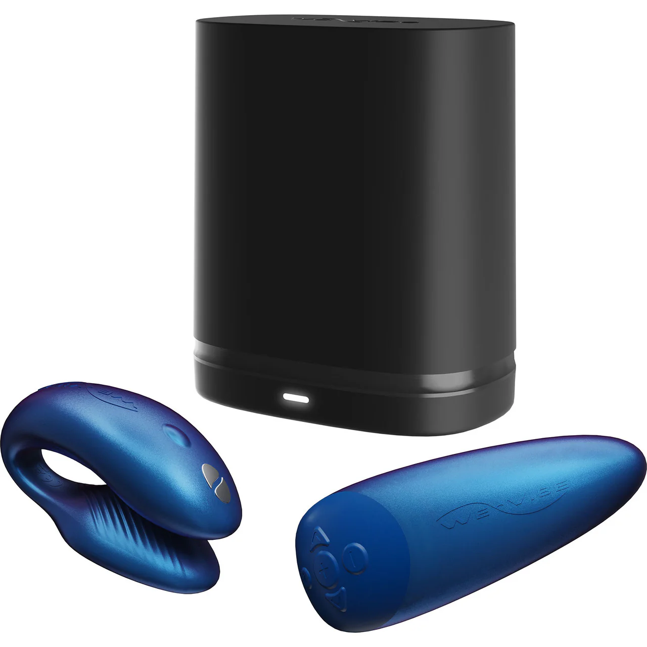 We-Vibe Chorus Remote & App Controlled Couples Vibrator - Cosmic Blue - Image 5