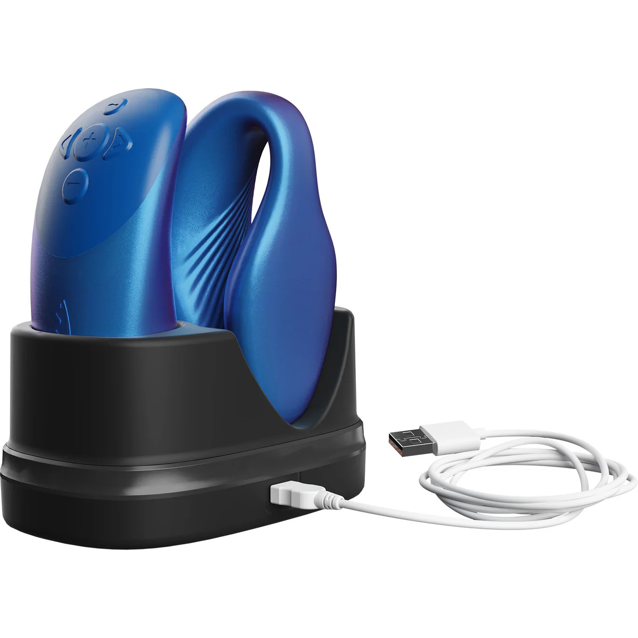 We-Vibe Chorus Remote & App Controlled Couples Vibrator - Cosmic Blue - Image 7