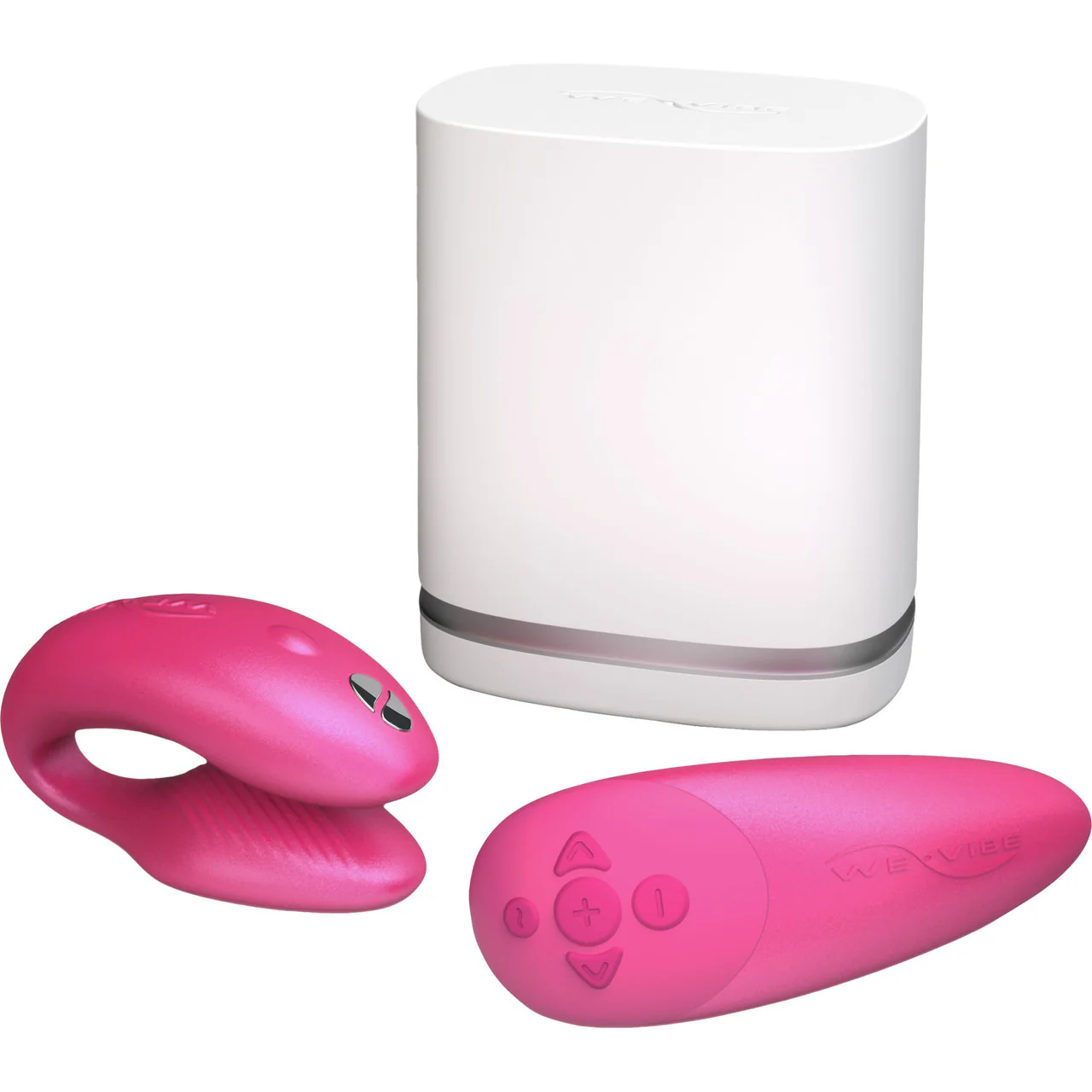 We-Vibe Chorus Remote & App Controlled Couples Vibrator - Cosmic Pink - Image 3