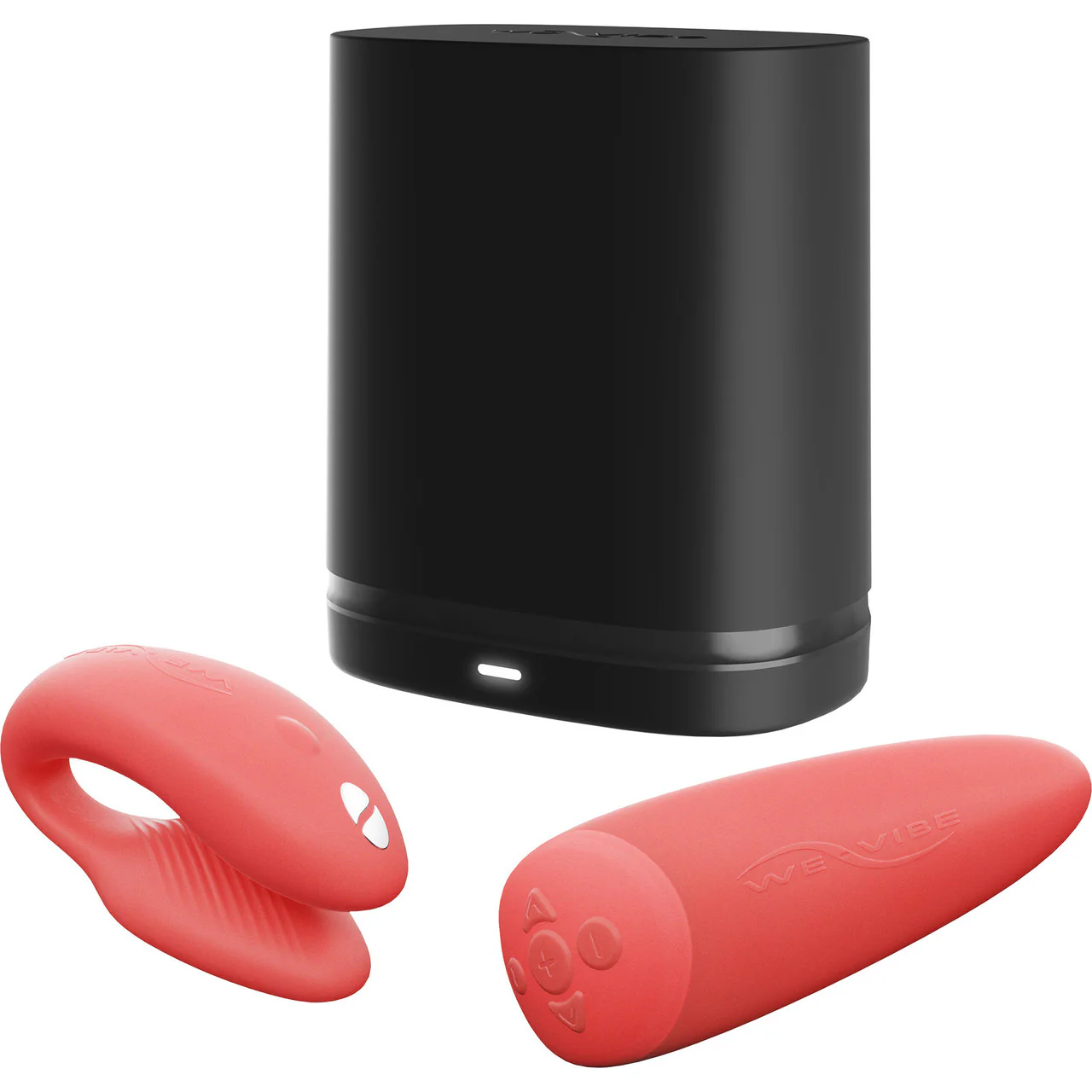 We-Vibe Chorus Remote & App Controlled Couples Vibrator - Crave Coral - Image 5