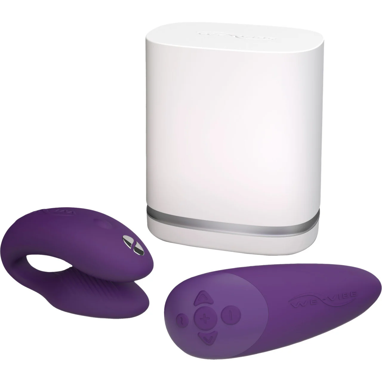 We-Vibe Chorus Remote & App Controlled Couples Vibrator - Purple - Image 3