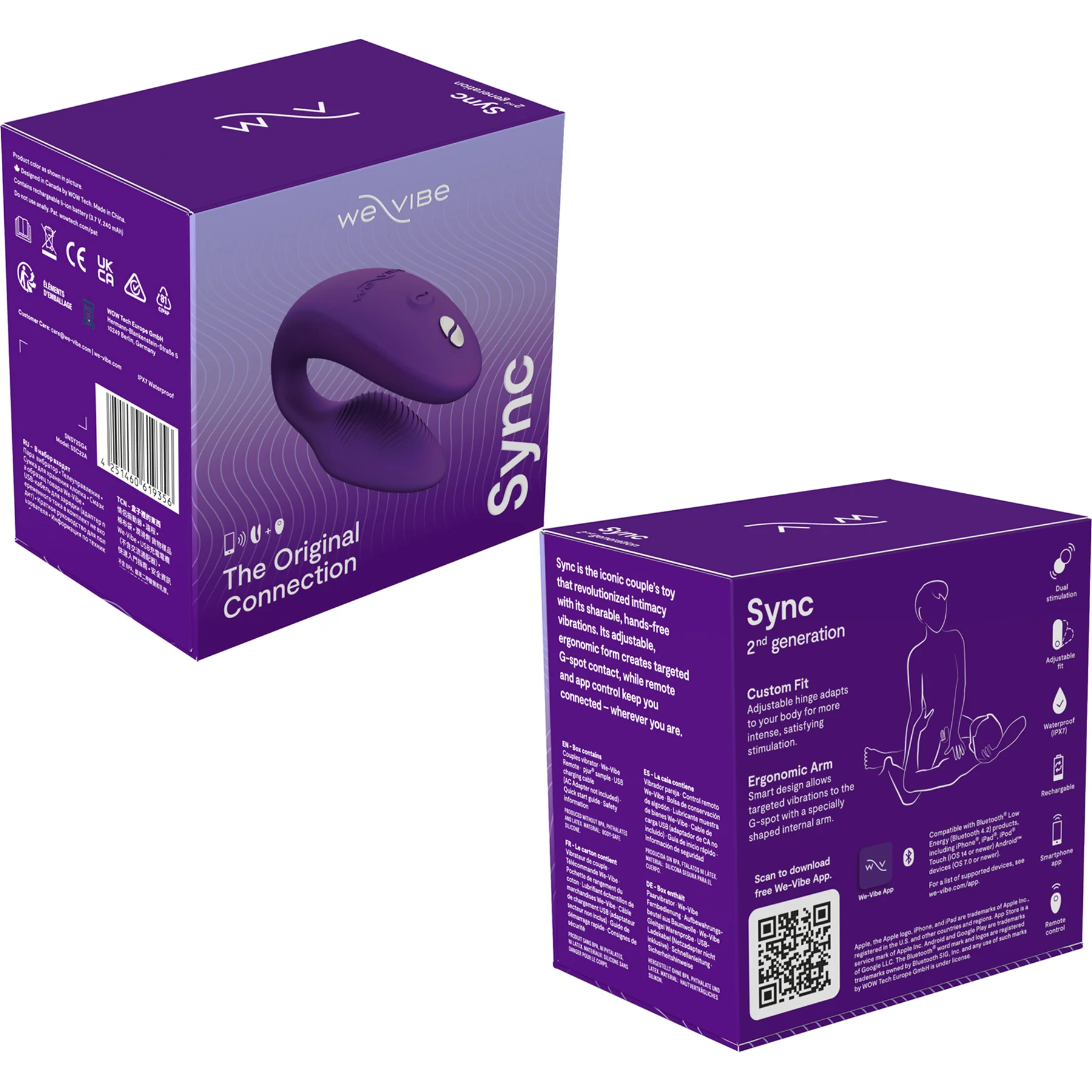 We-Vibe Sync 2nd Generation App Enabled Couples Vibrator With Remote - Image 18