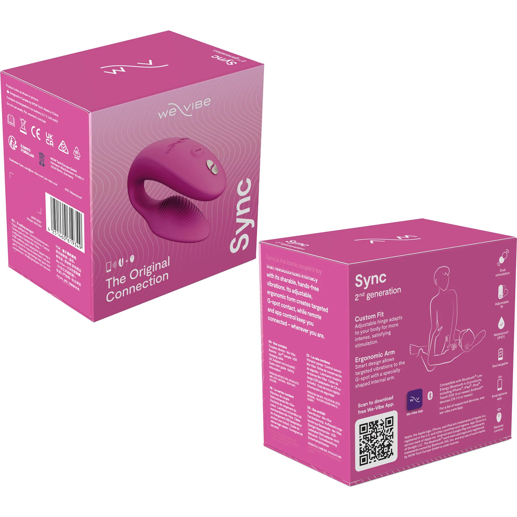We-Vibe Sync 2nd Generation App Enabled Couples Vibrator With Remote - Image 35