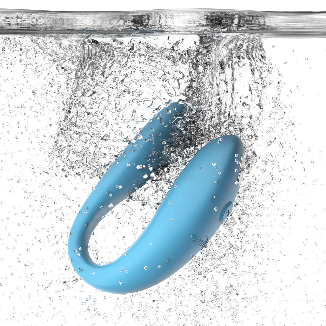 We-Vibe Sync Go App Enabled Waterproof Rechargeable Couples Vibrator - Turquoise - Image 13