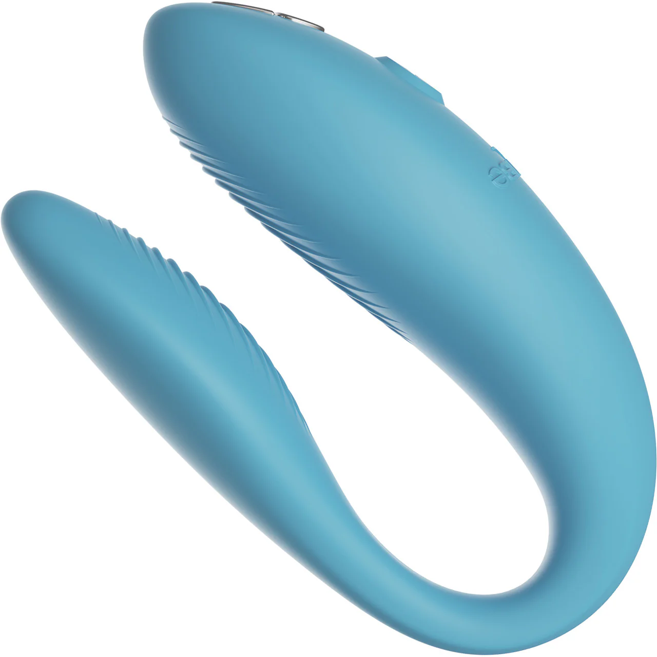 We-Vibe Sync Go App Enabled Waterproof Rechargeable Couples Vibrator - Turquoise - Image 2