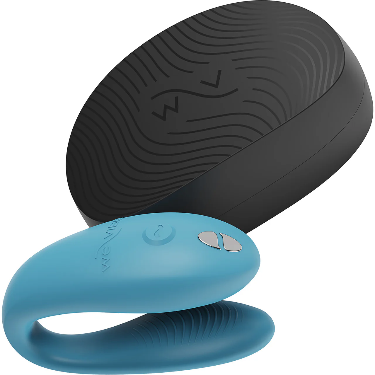 We-Vibe Sync Go App Enabled Waterproof Rechargeable Couples Vibrator - Turquoise - Image 7