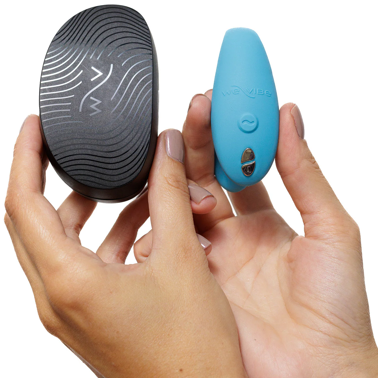We-Vibe Sync Go App Enabled Waterproof Rechargeable Couples Vibrator - Turquoise - Image 9