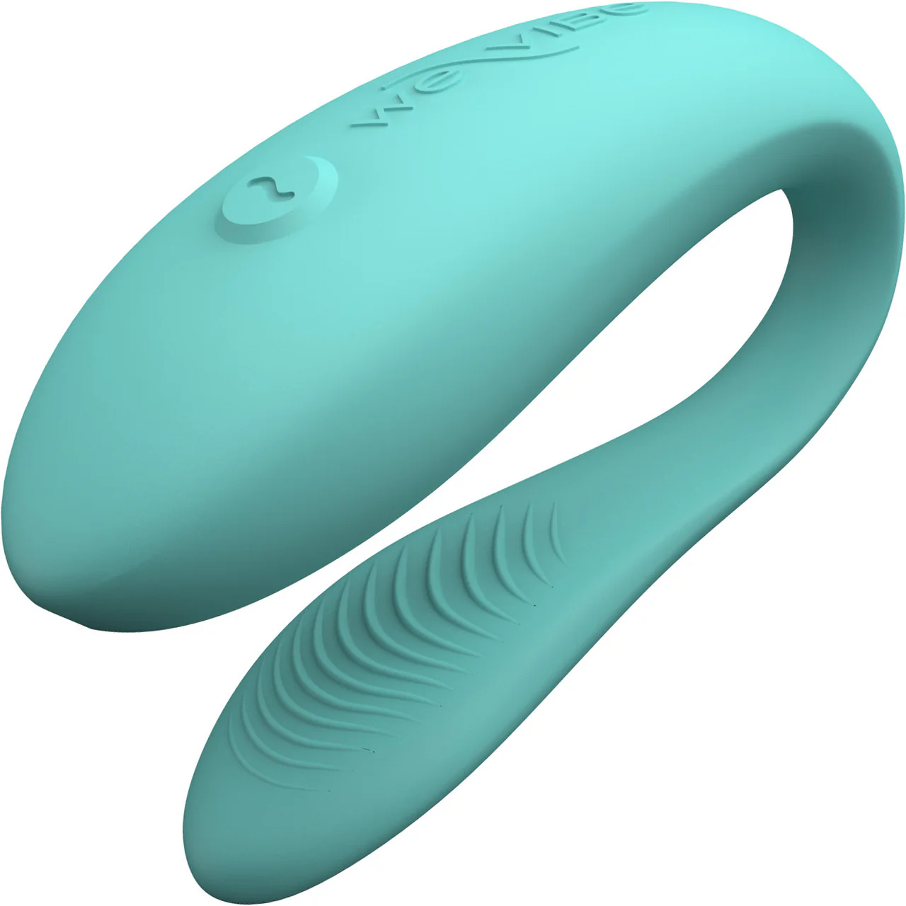 We-Vibe Sync Lite App Controlled Rechargeable Silicone Couples Vibrator - Aqua - Image 2