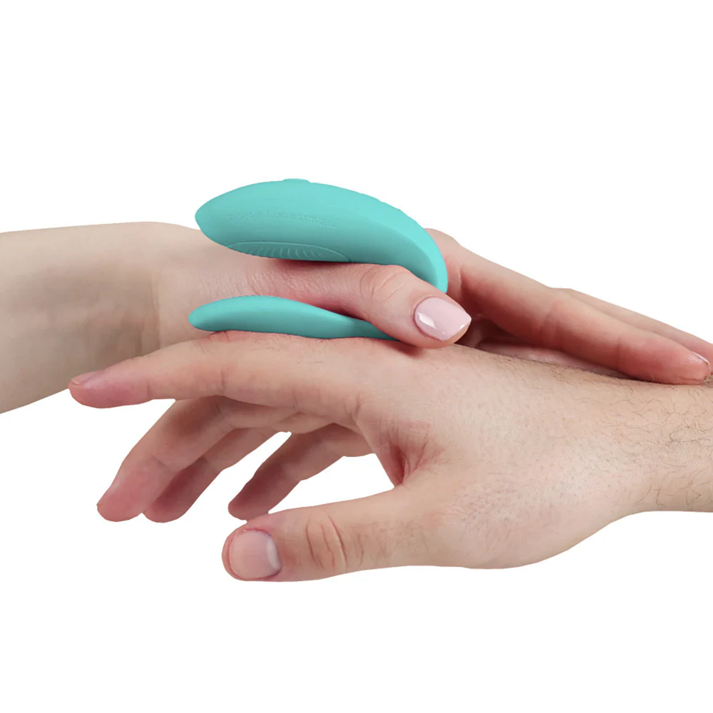 We-Vibe Sync Lite App Controlled Rechargeable Silicone Couples Vibrator - Aqua - Image 8