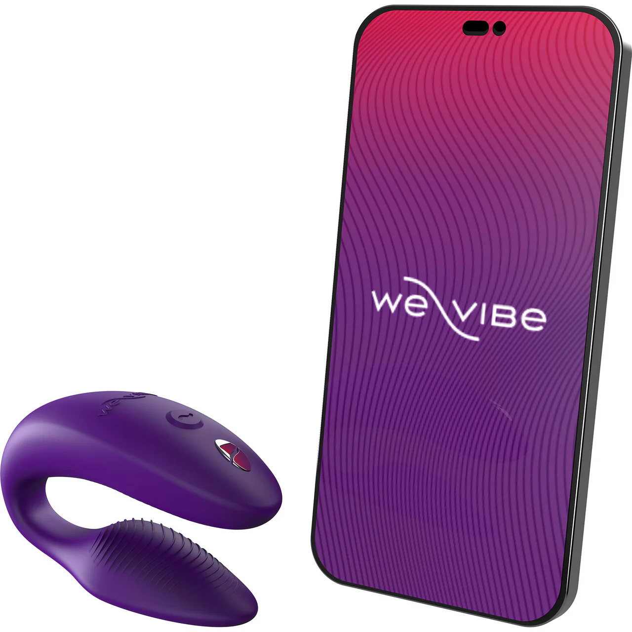 We-Vibe Sync 2 Rechargeable Silicone Remote & App Controlled Couples Vibrator - Purple - Image 6