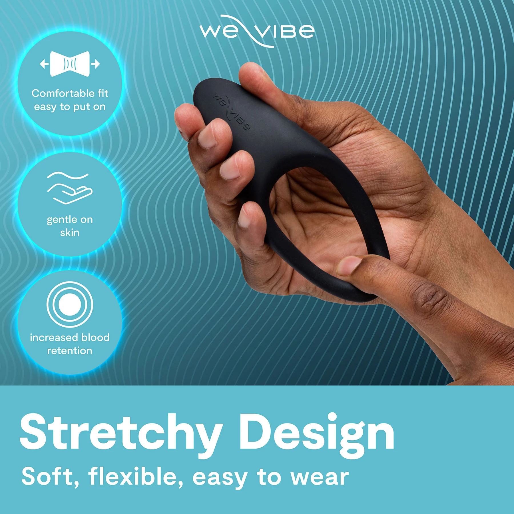 We-Vibe Verge 2 Vibrating Silicone Rechargeable Penis Ring - Image 14