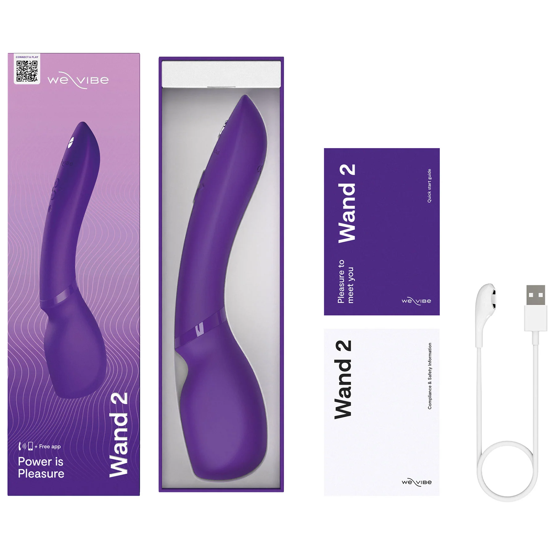 We-Vibe Wand 2 Rechargeable Cordless Silicone Wand Vibrator - Image 15