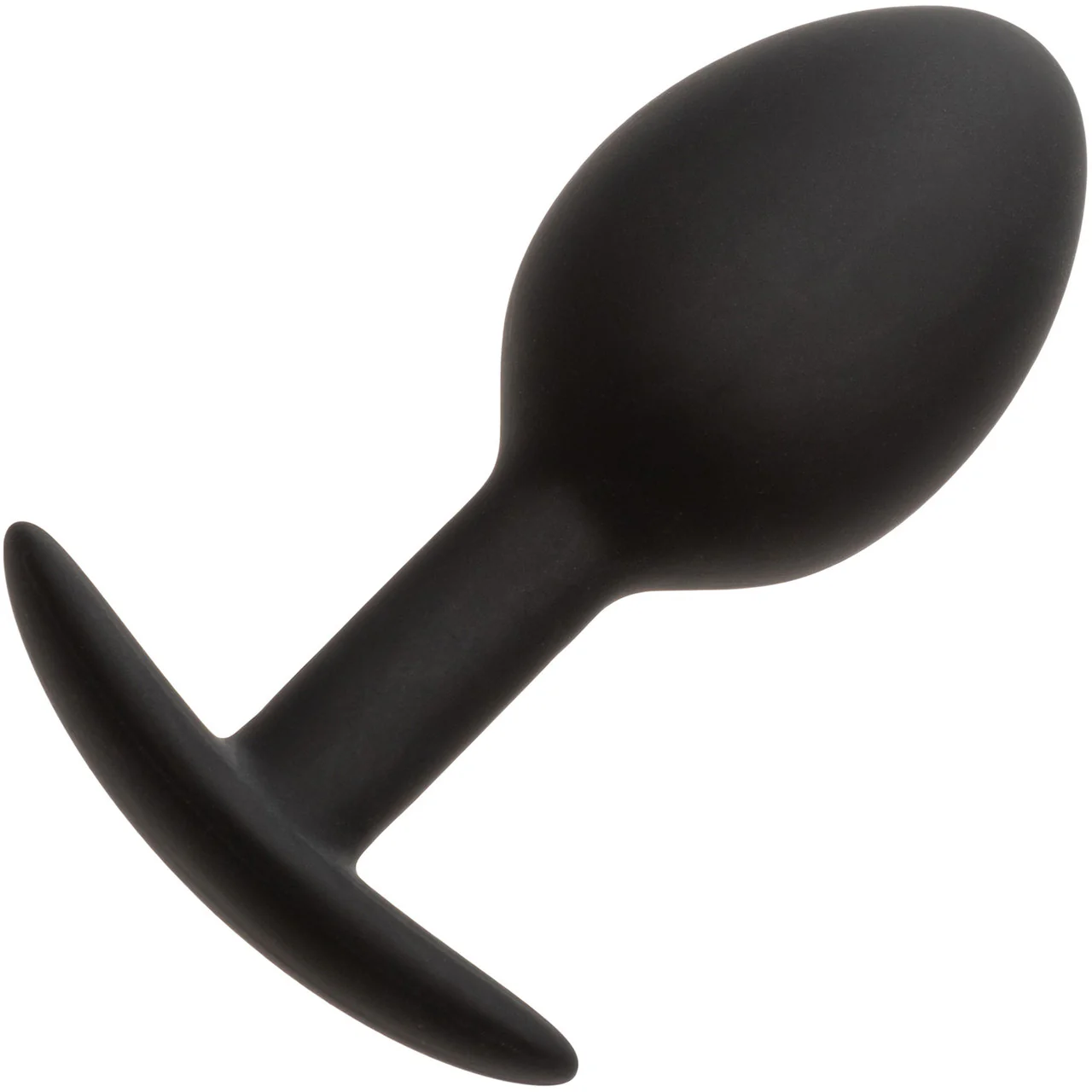 Weighted Silicone Butt Plug By CalExotics - Black - Image 3