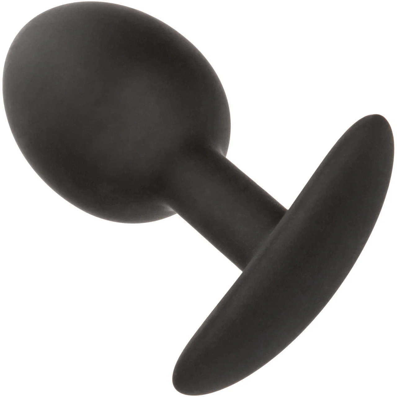 Weighted Silicone Butt Plug By CalExotics - Black - Image 4