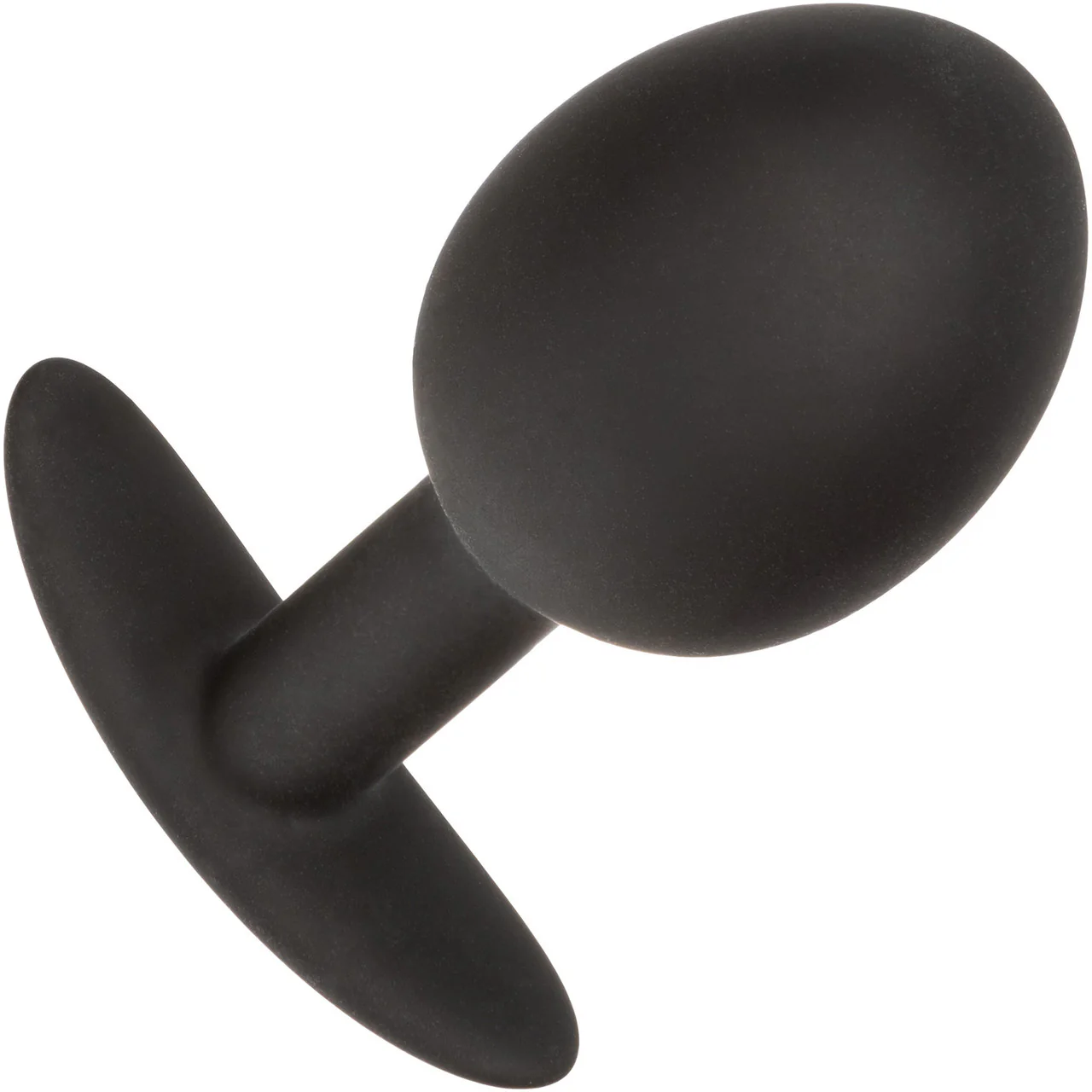 Weighted Silicone Butt Plug By CalExotics - Black - Image 5