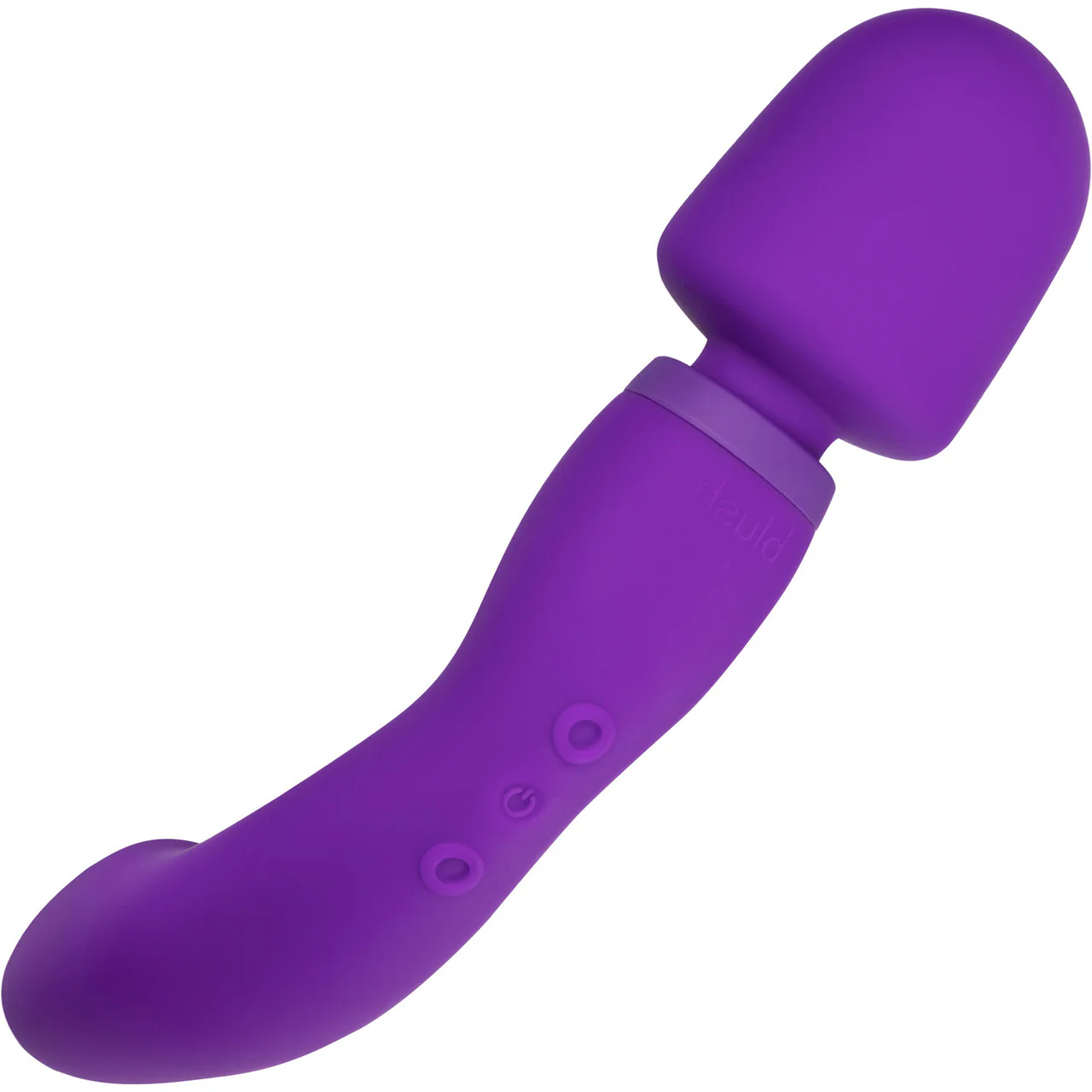 Wellness Dual Sense Rechargeable Silicone Dual Use Wand Style By Blush - Purple - Image 3