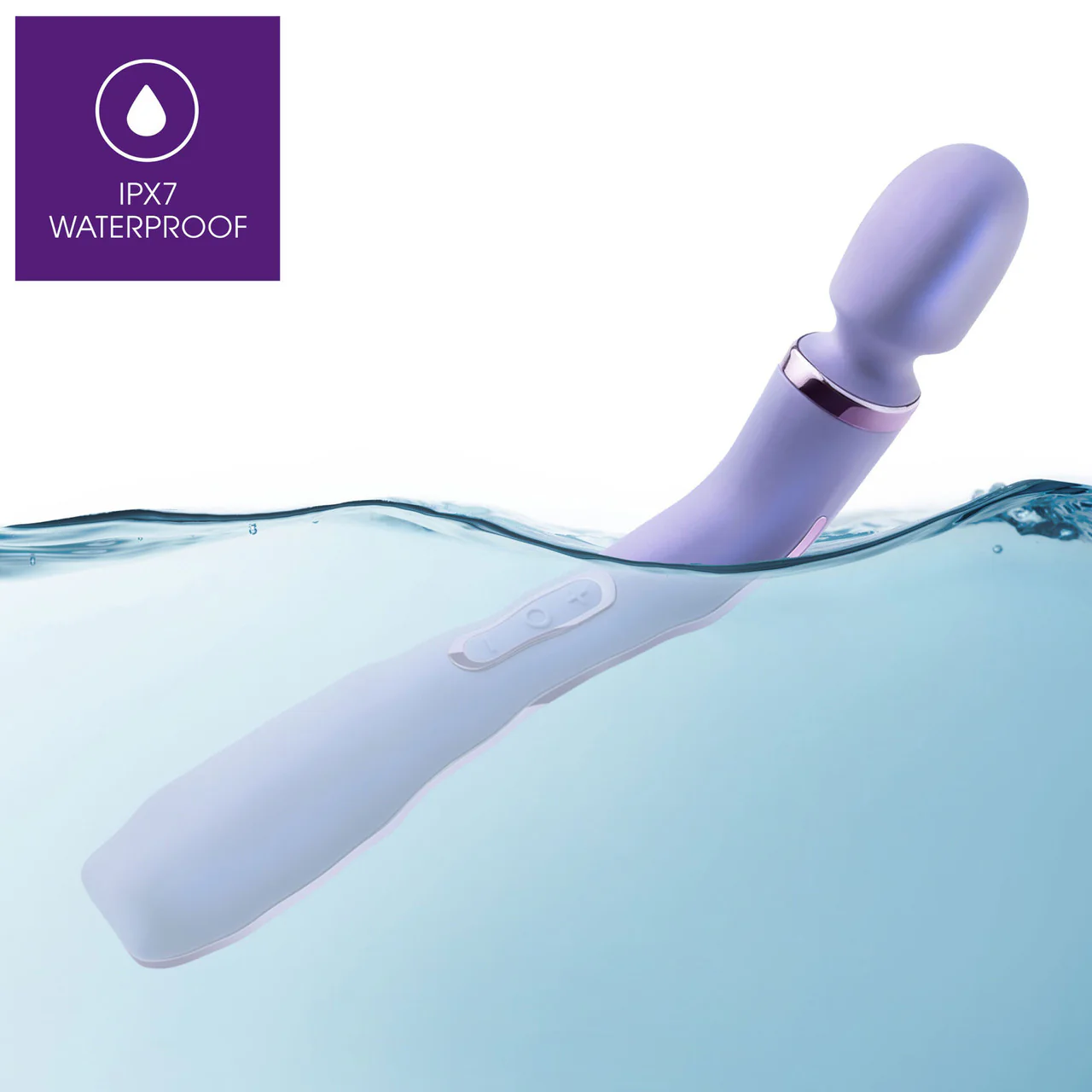 Wellness Eternal Wand Rechargeable Waterproof Silicone Vibrating Body Massager With Remote By Blush - Image 10
