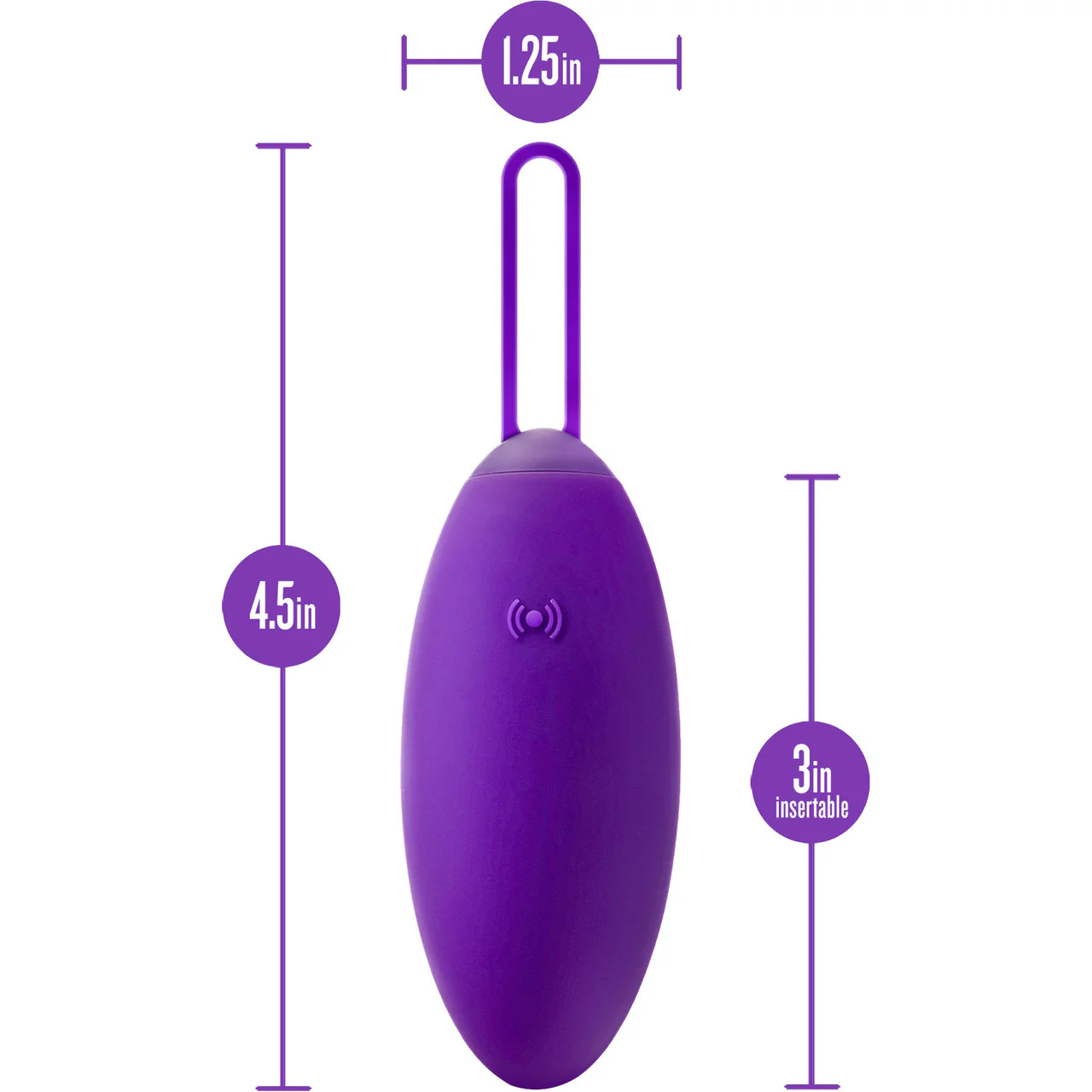 Wellness Imara Rechargeable Waterproof Silicone Vibrating Egg With Remote By Blush - Image 5