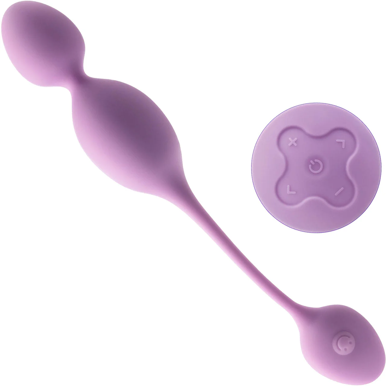 Wellness Raine Rechargeable Waterproof Silicone Vibrating Kegel Ball With Remote By Blush - Image 3