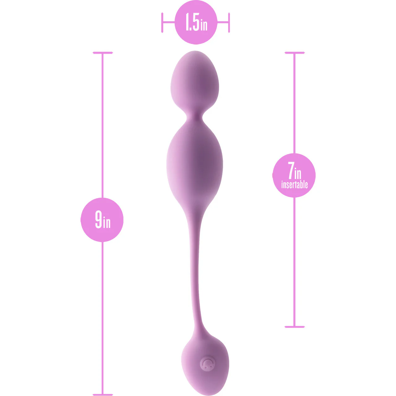 Wellness Raine Rechargeable Waterproof Silicone Vibrating Kegel Ball With Remote By Blush - Image 6