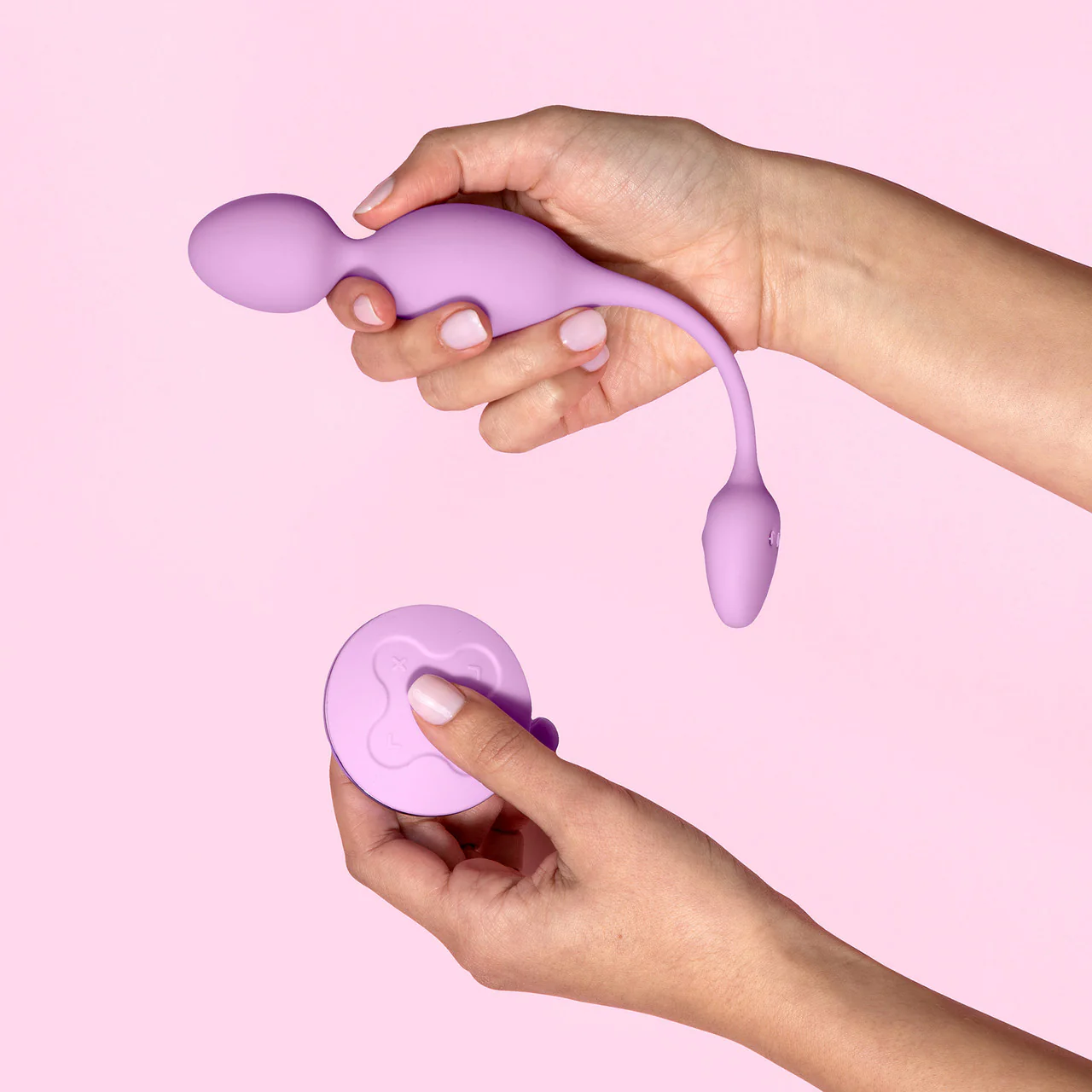 Wellness Raine Rechargeable Waterproof Silicone Vibrating Kegel Ball With Remote By Blush - Image 9