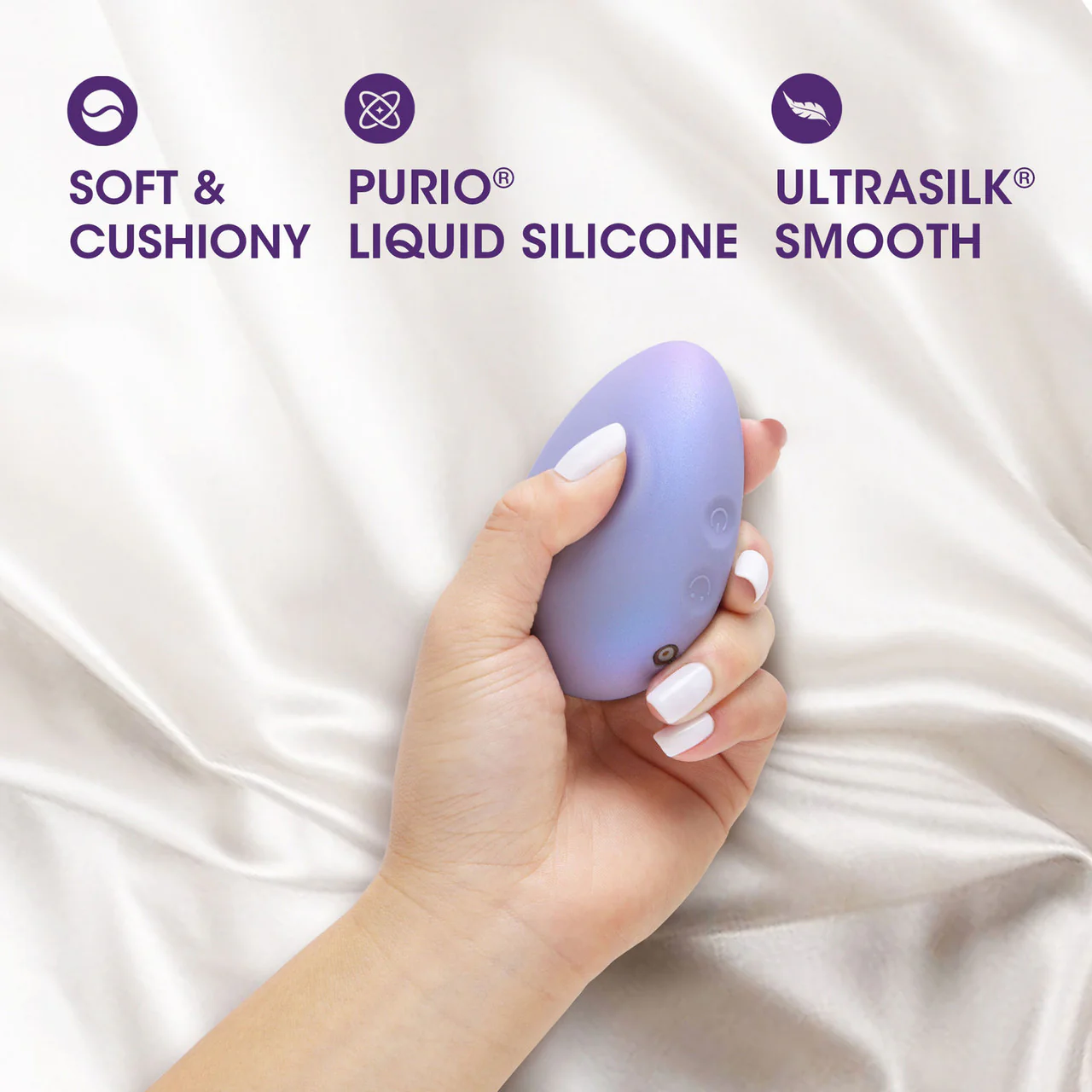 Wellness Serene Vibe Rechargeable Waterproof Silicone Vibrating Egg Massager By Blush - Image 2