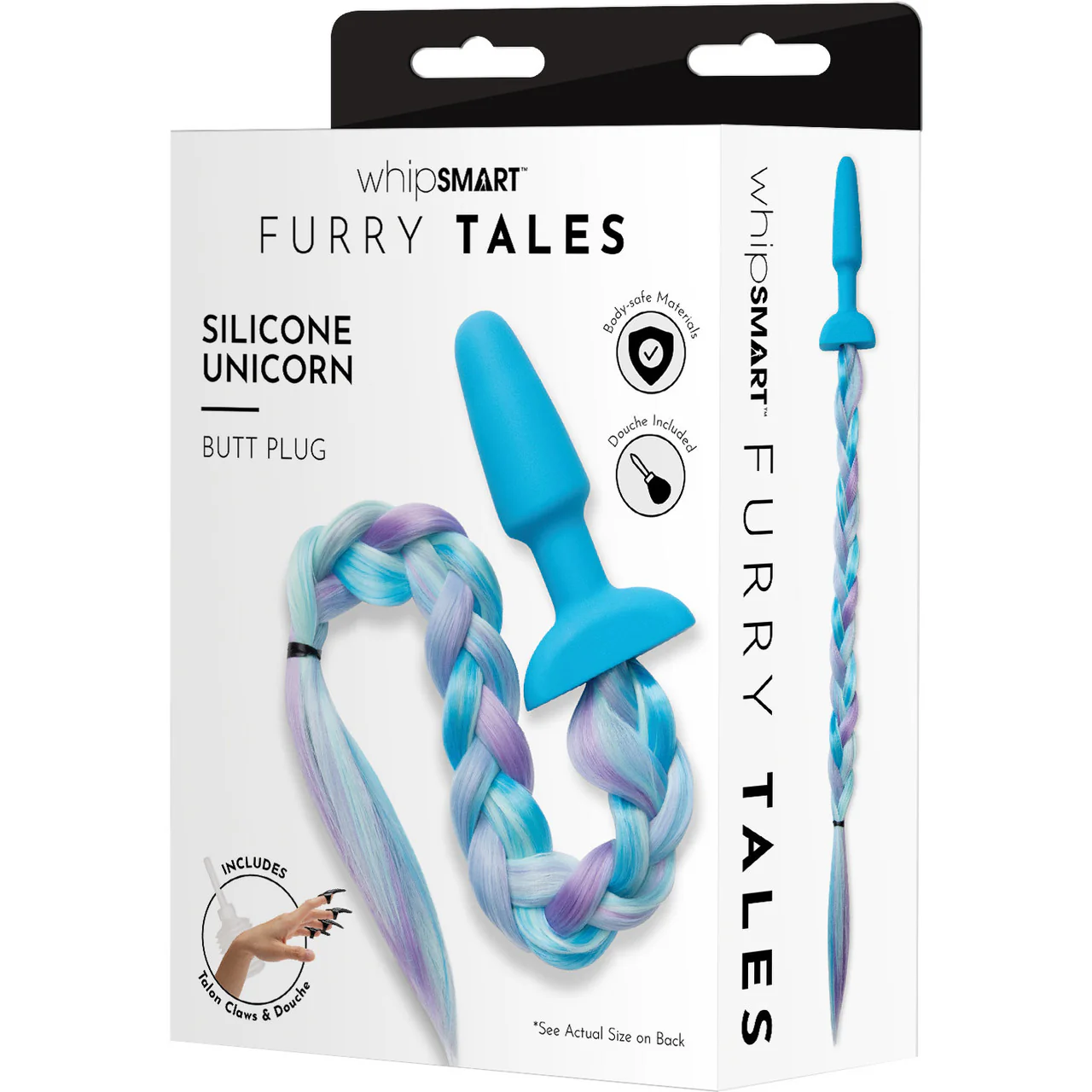 Whipsmart Furry Tales Silicone Unicorn Tail Butt Plug - Image 4